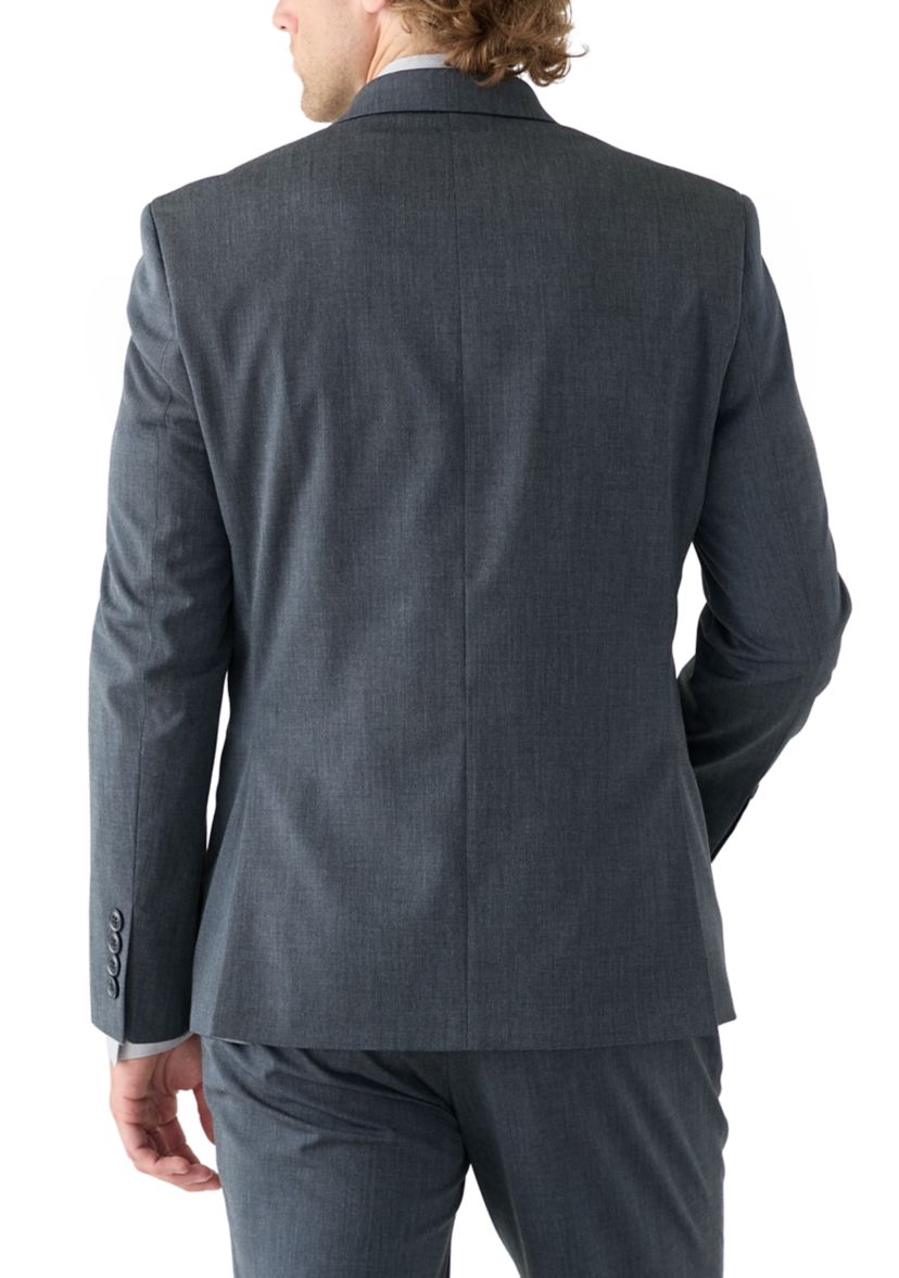 Blue Nailhead Solid Suit Jacket