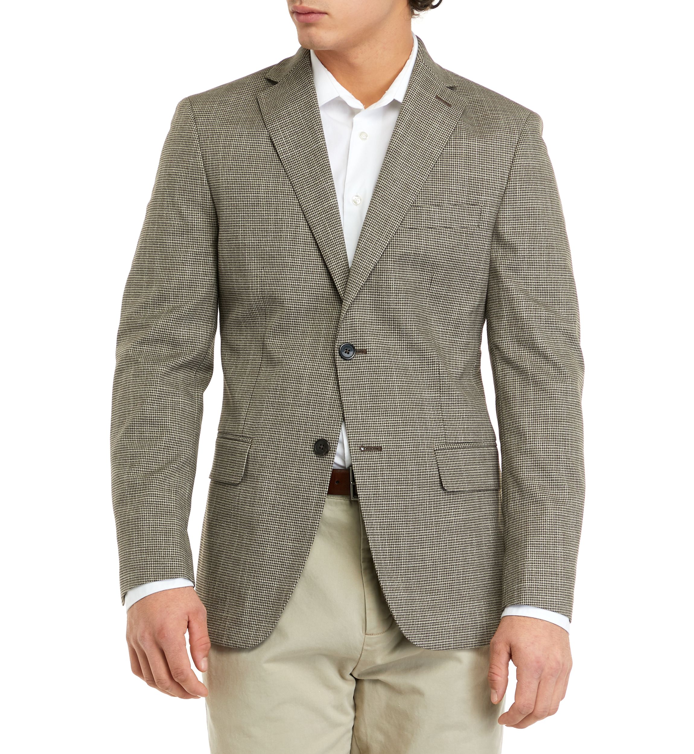 Tan Check Sport Coat