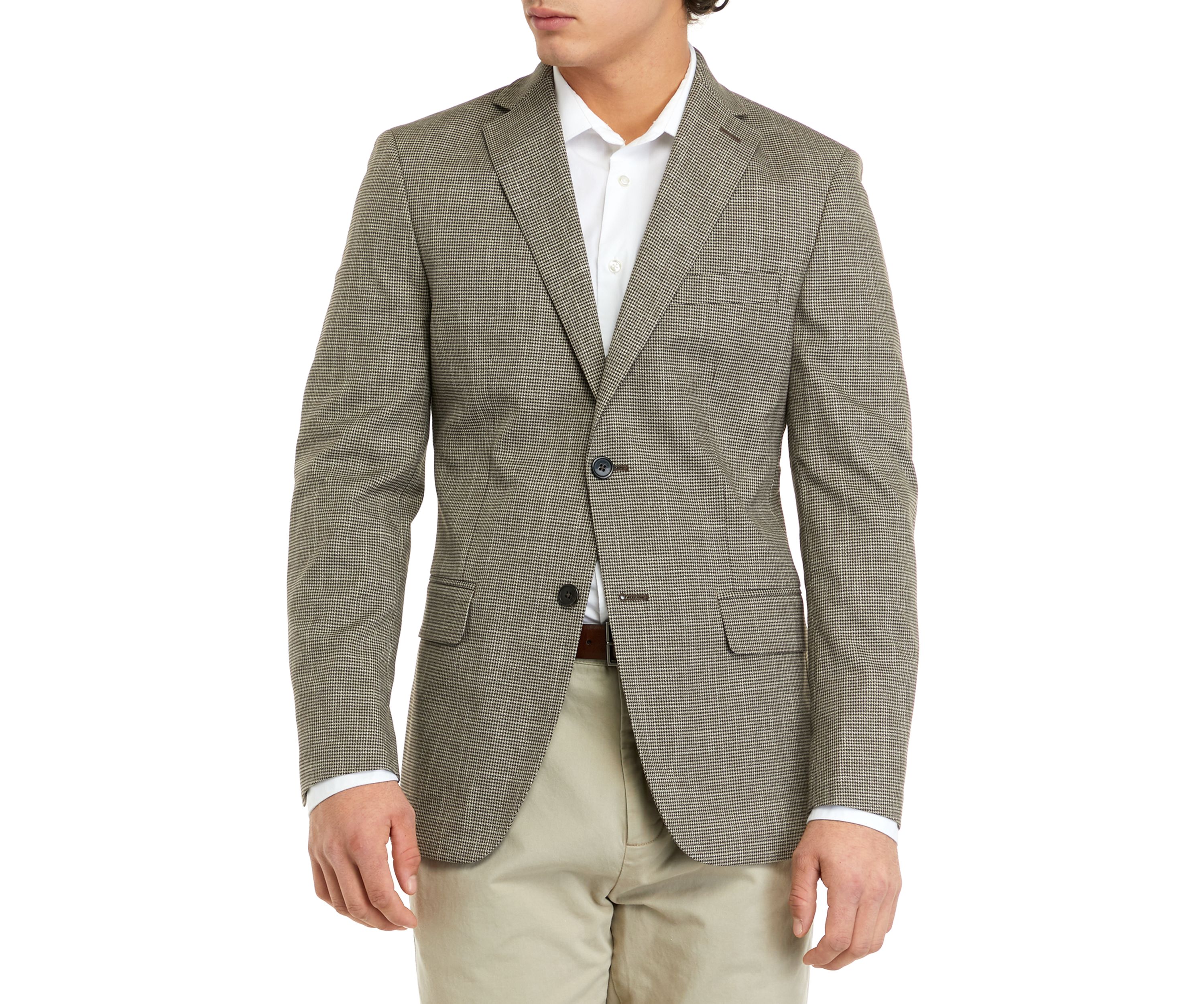 Tan Check Sport Coat