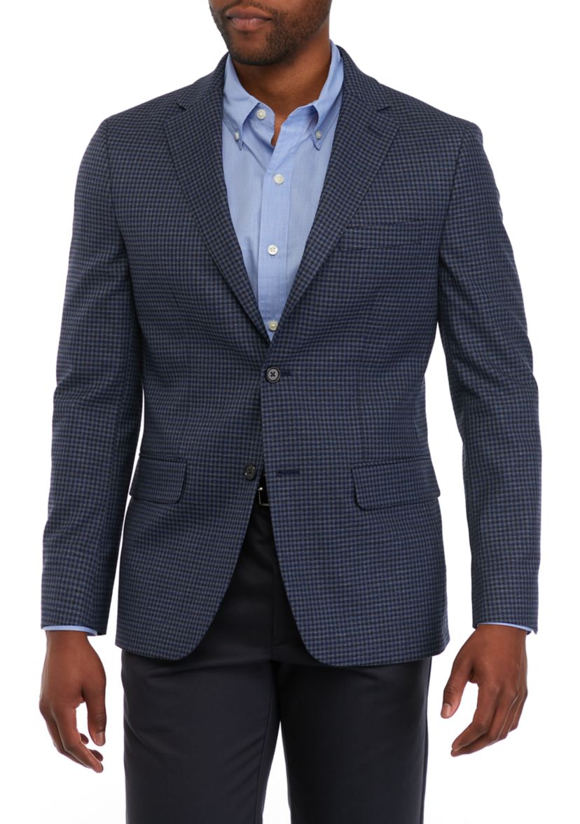 Single Breasted 2 Button Notch Lapel Classic Fit Ultra Flex Sportcoat