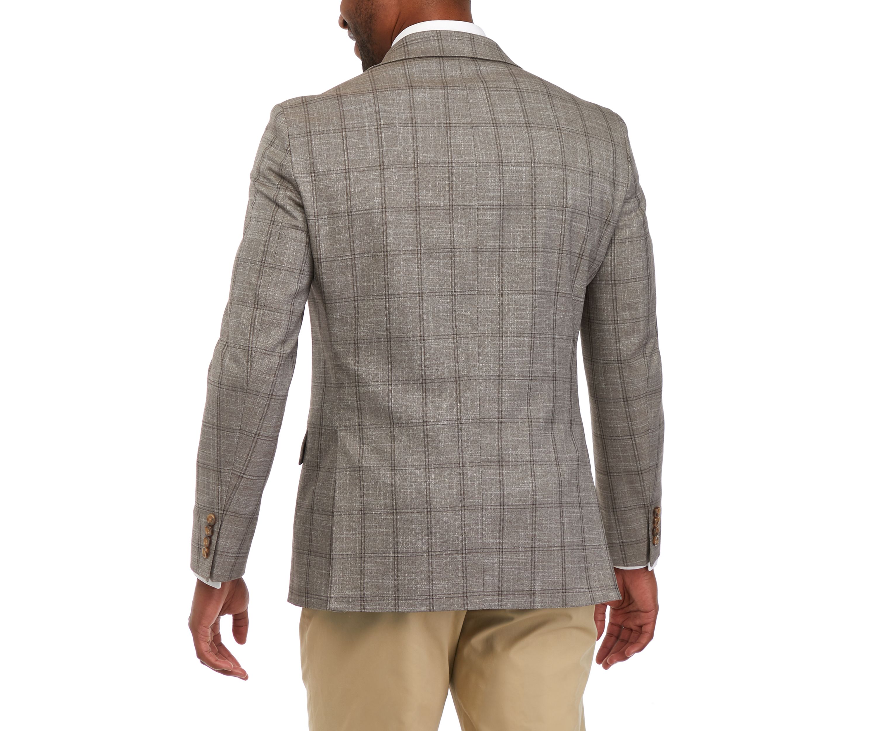Single Breasted 2 Button Notch Lapel Classic Fit Ultra Flex Sportcoat