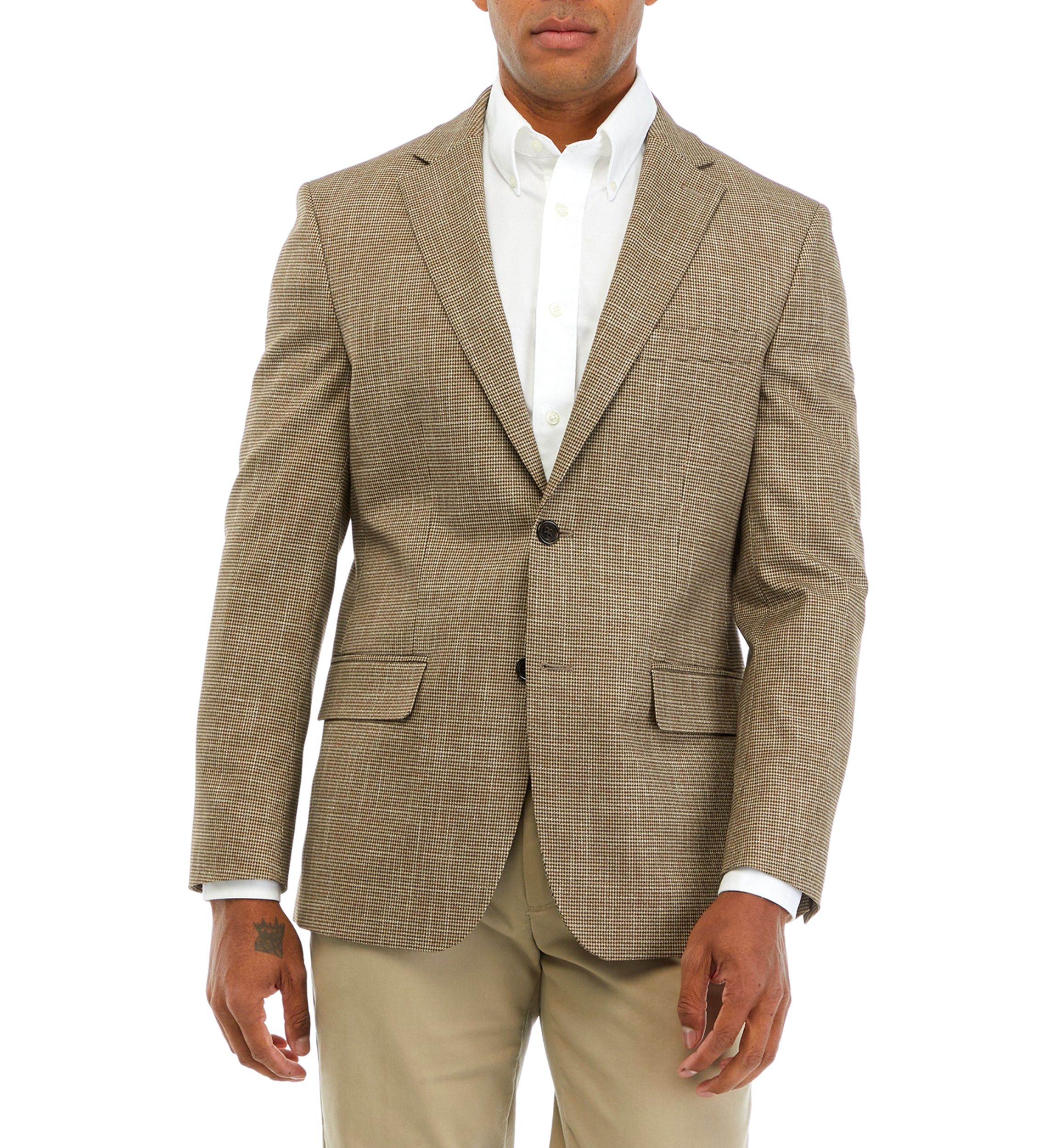 Check Print Sport Coat