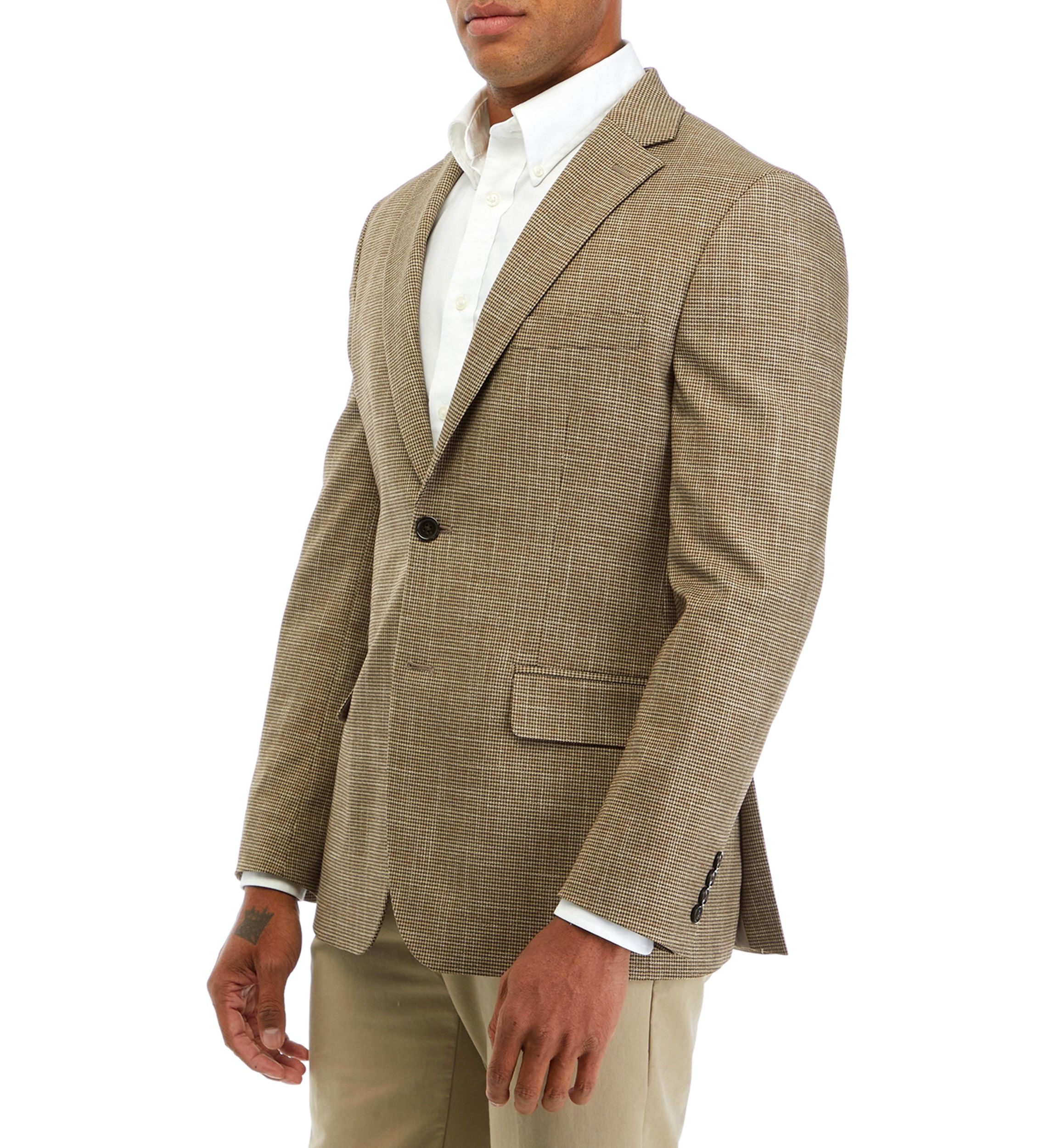 Check Print Sport Coat