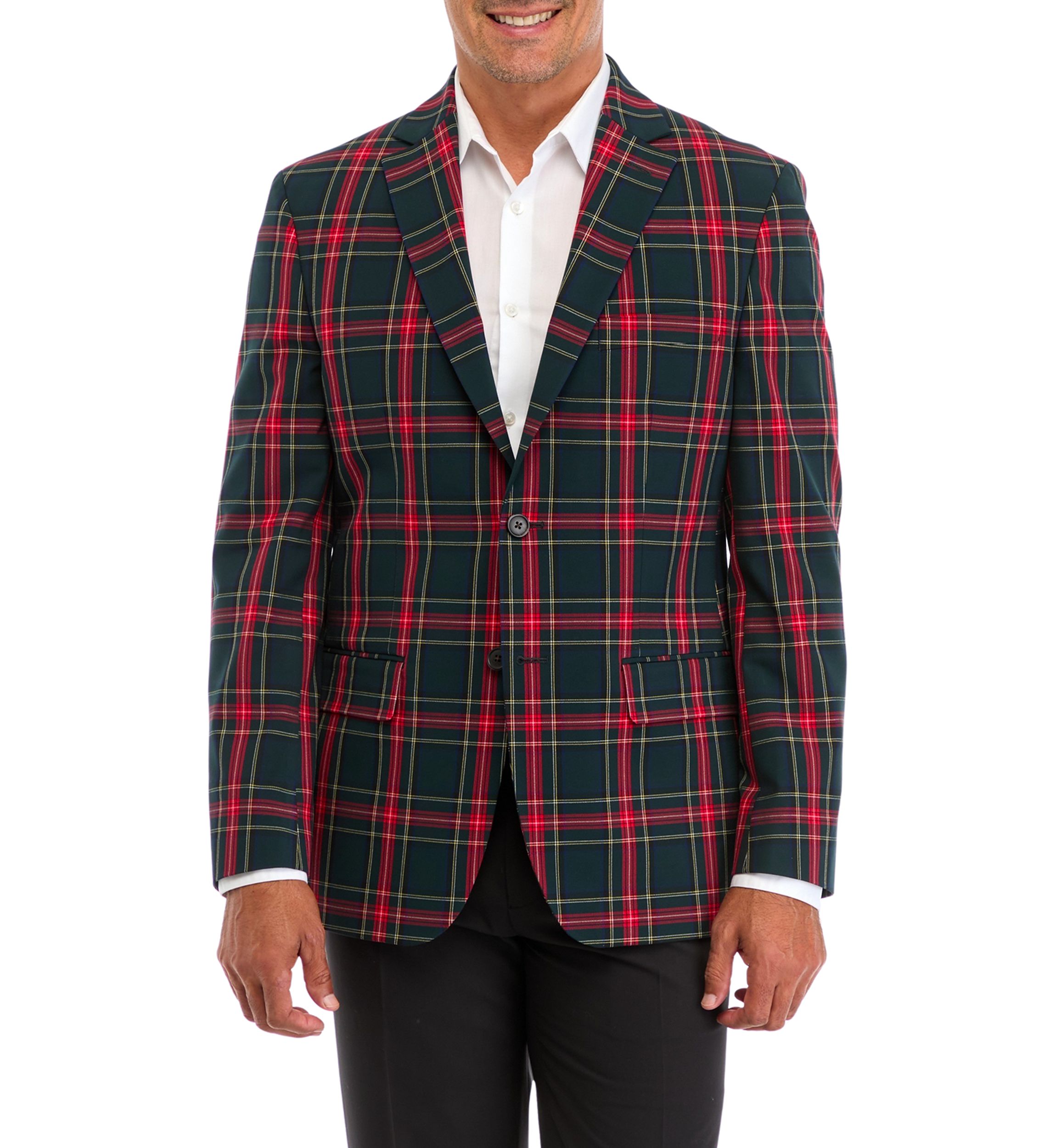 Holiday Tartan Plaid Sport Coat 