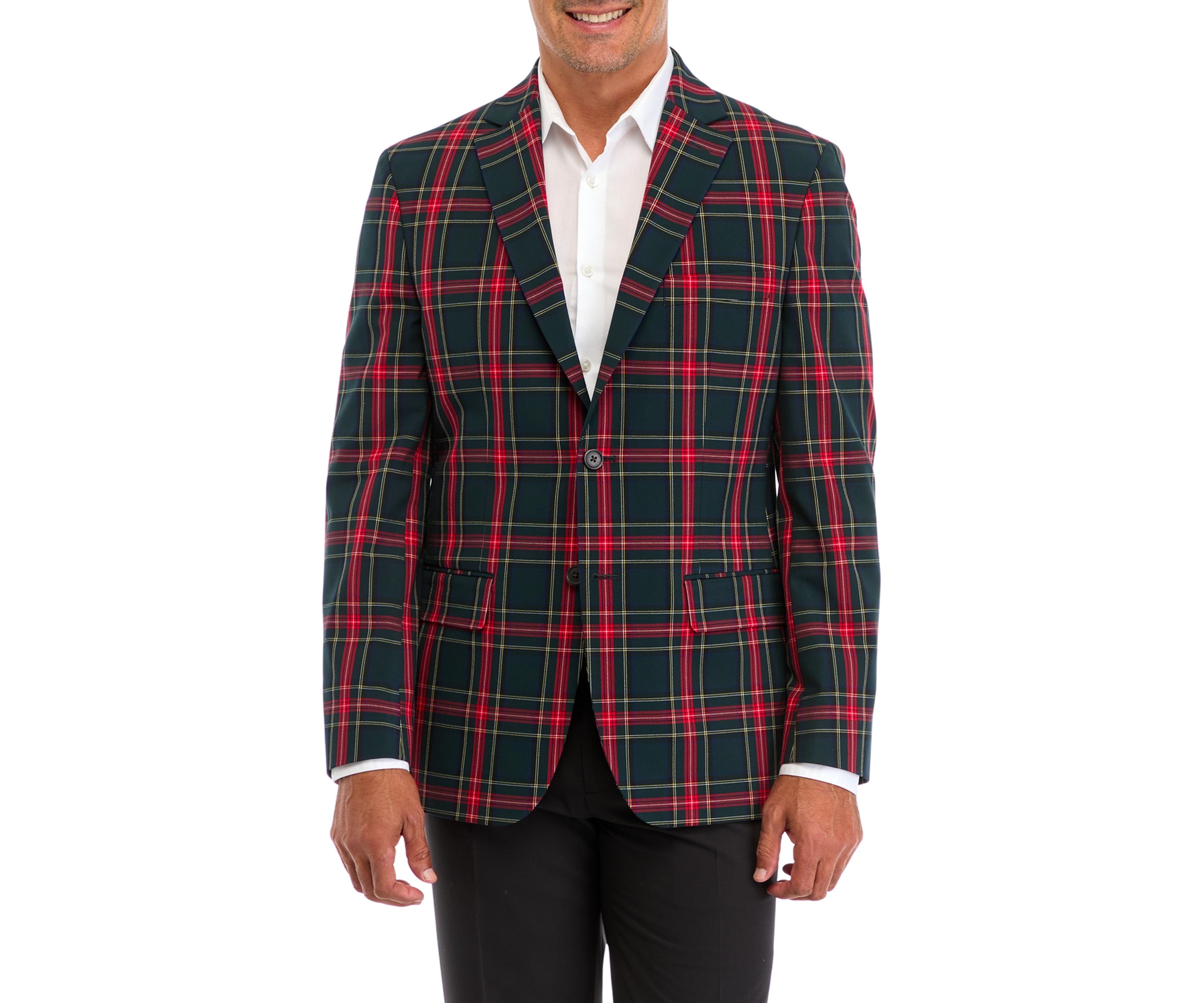 Holiday Tartan Plaid Sport Coat 