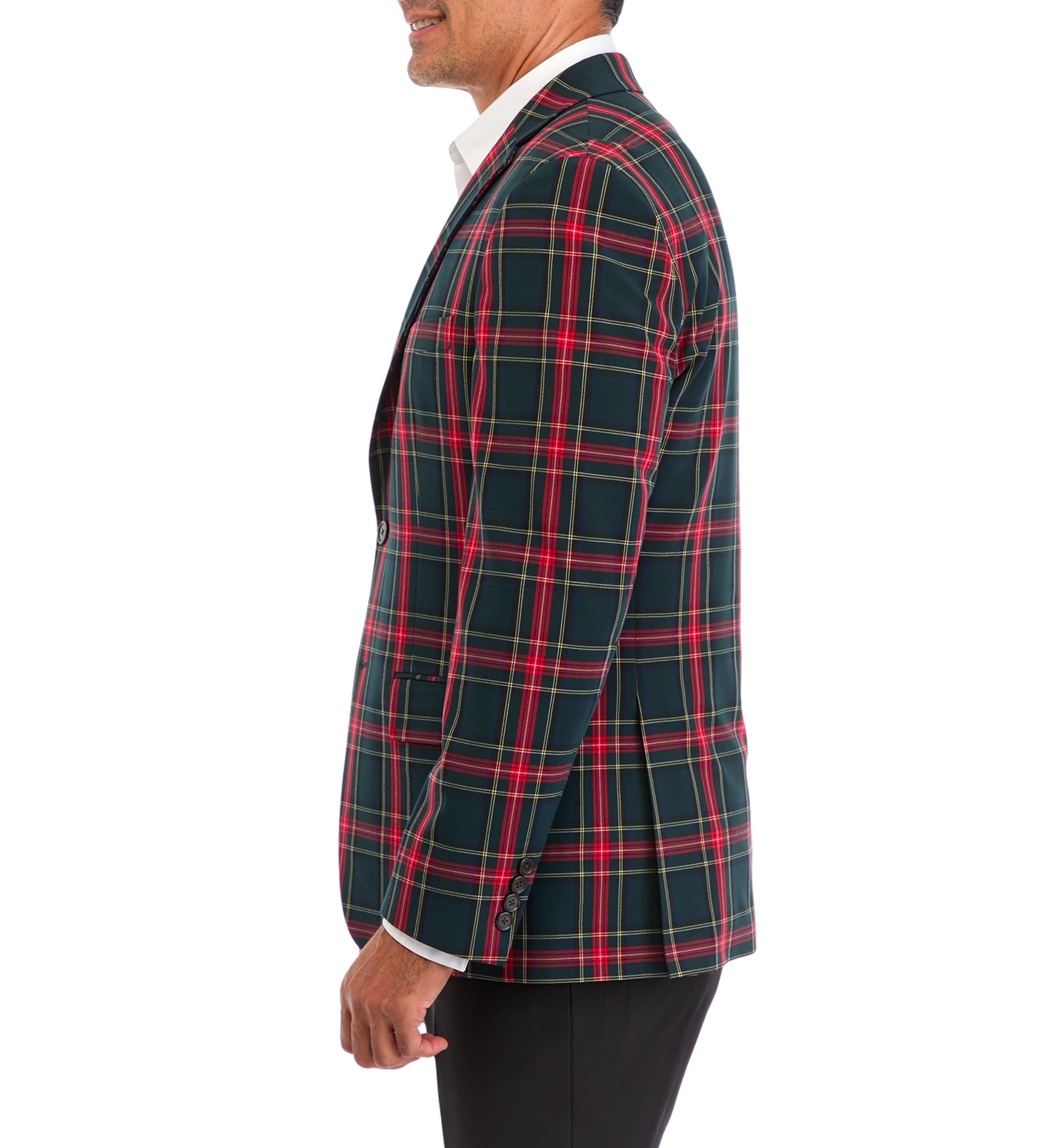 Holiday Tartan Plaid Sport Coat 