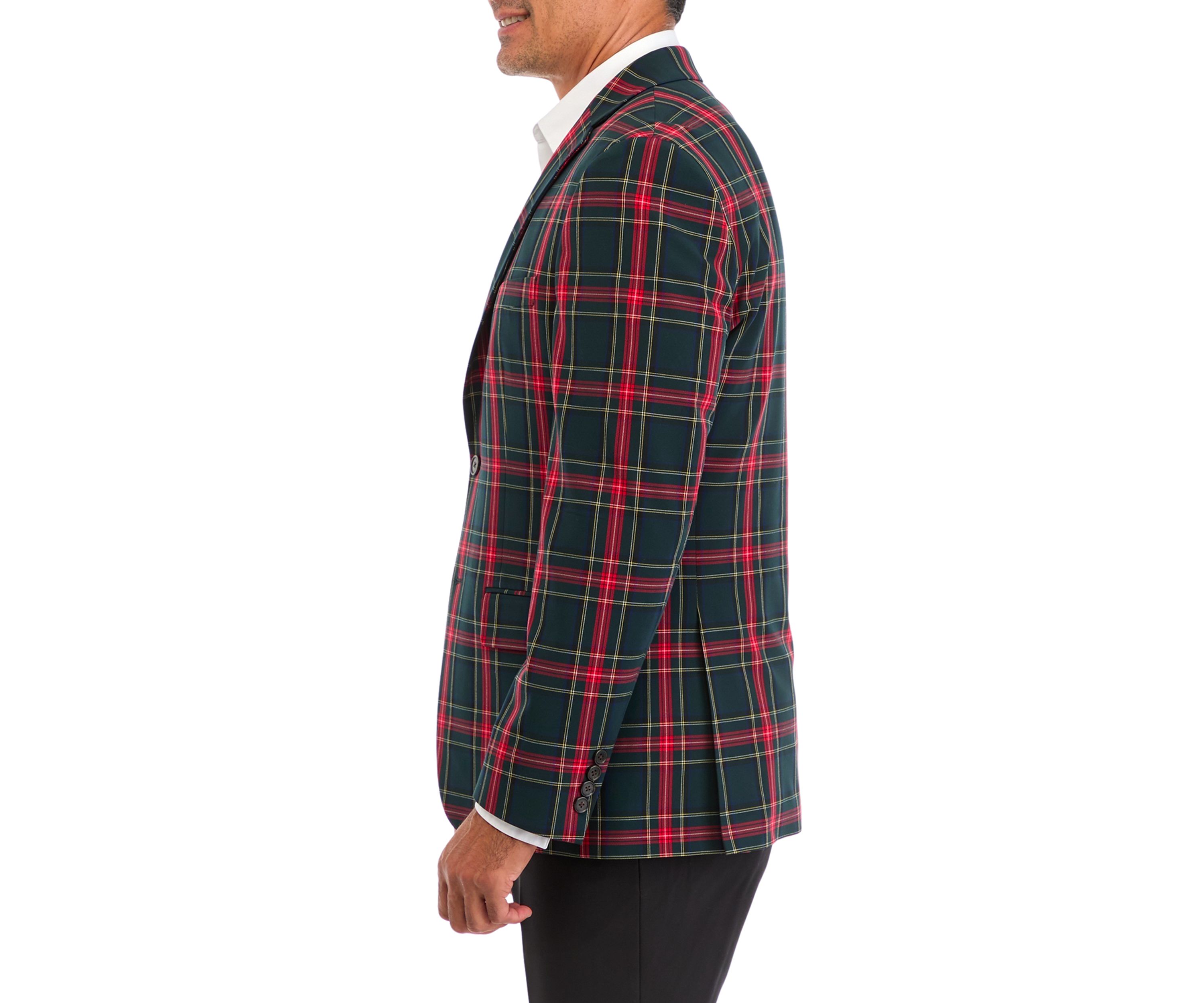 Holiday Tartan Plaid Sport Coat 