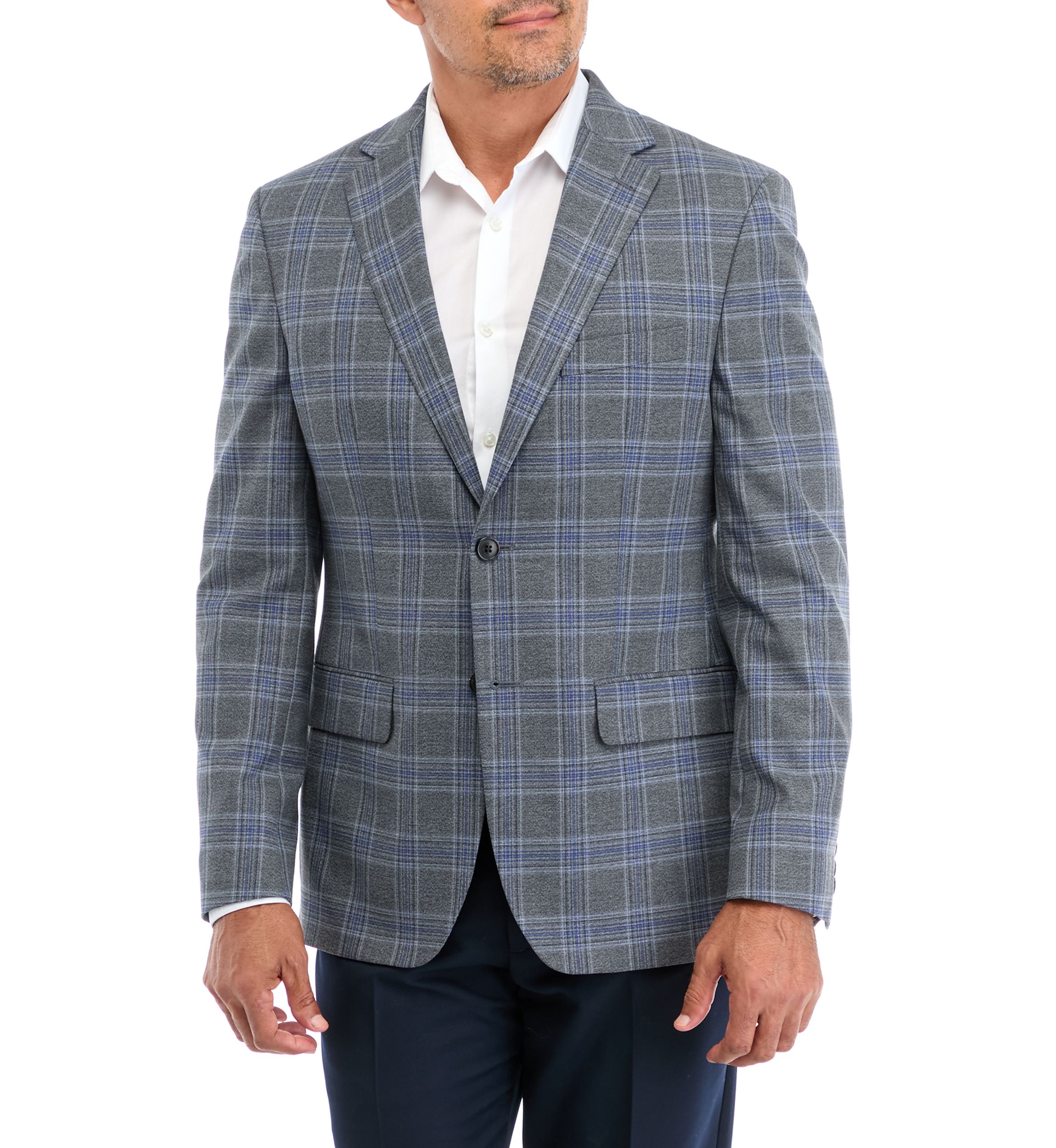 Single Breasted 2 Button Front Classic Fit Sport Coat 