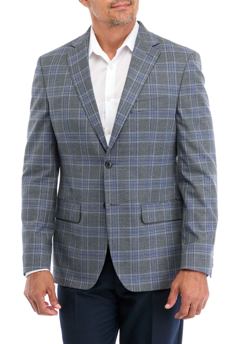 Single Breasted 2 Button Front Classic Fit Sport Coat 