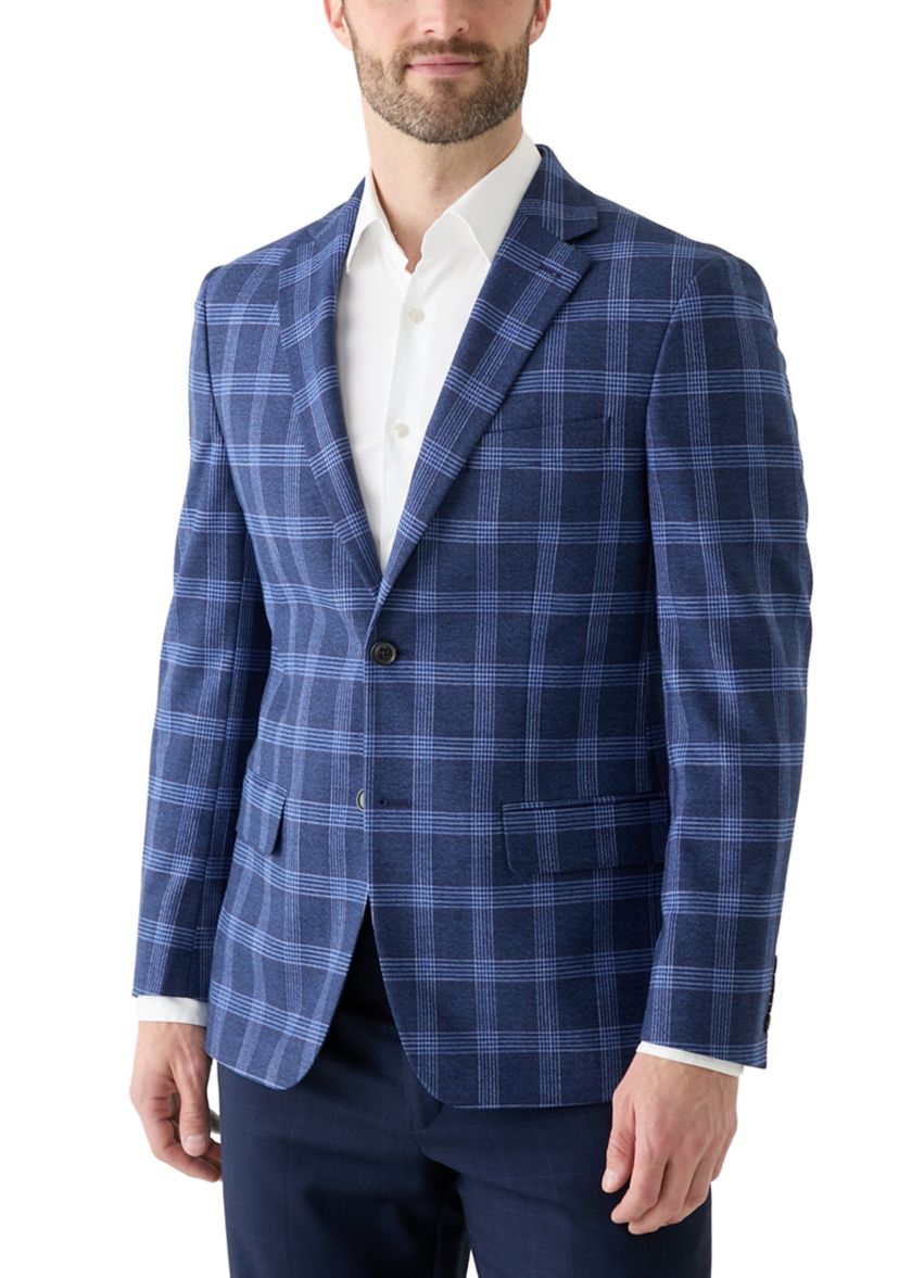 Single Breasted Plaid Blazer