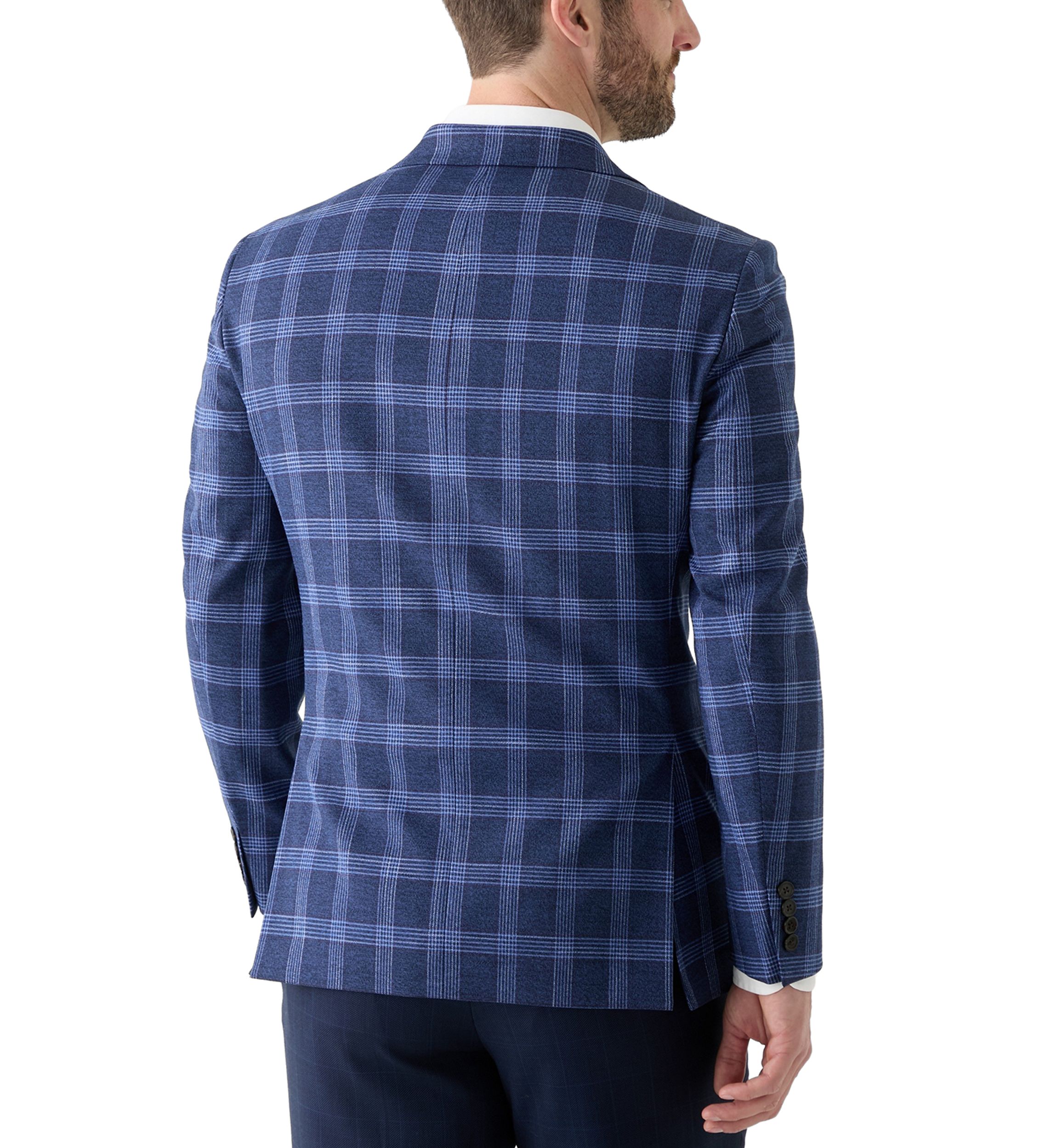 Single Breasted Plaid Blazer