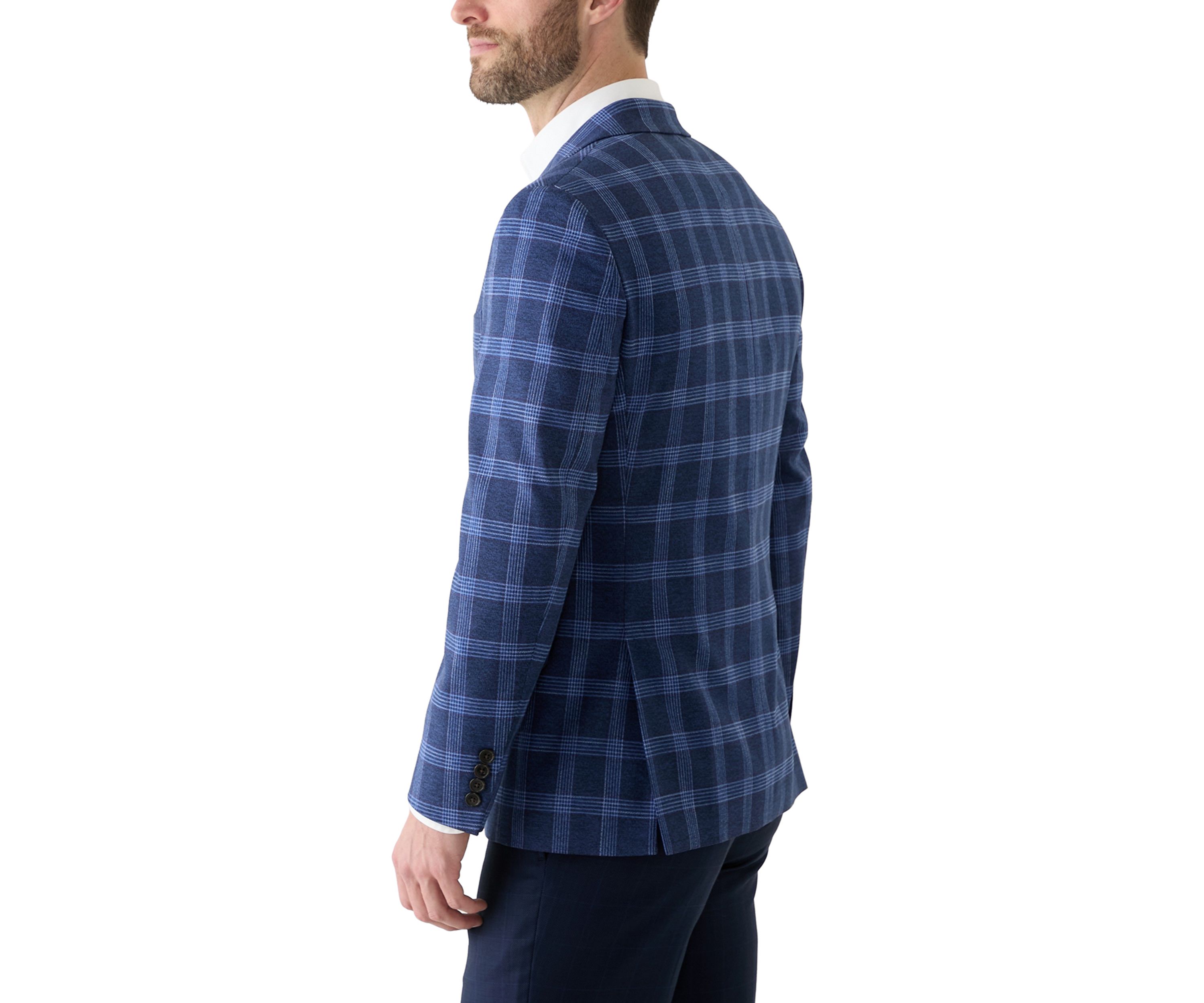 Single Breasted Plaid Blazer