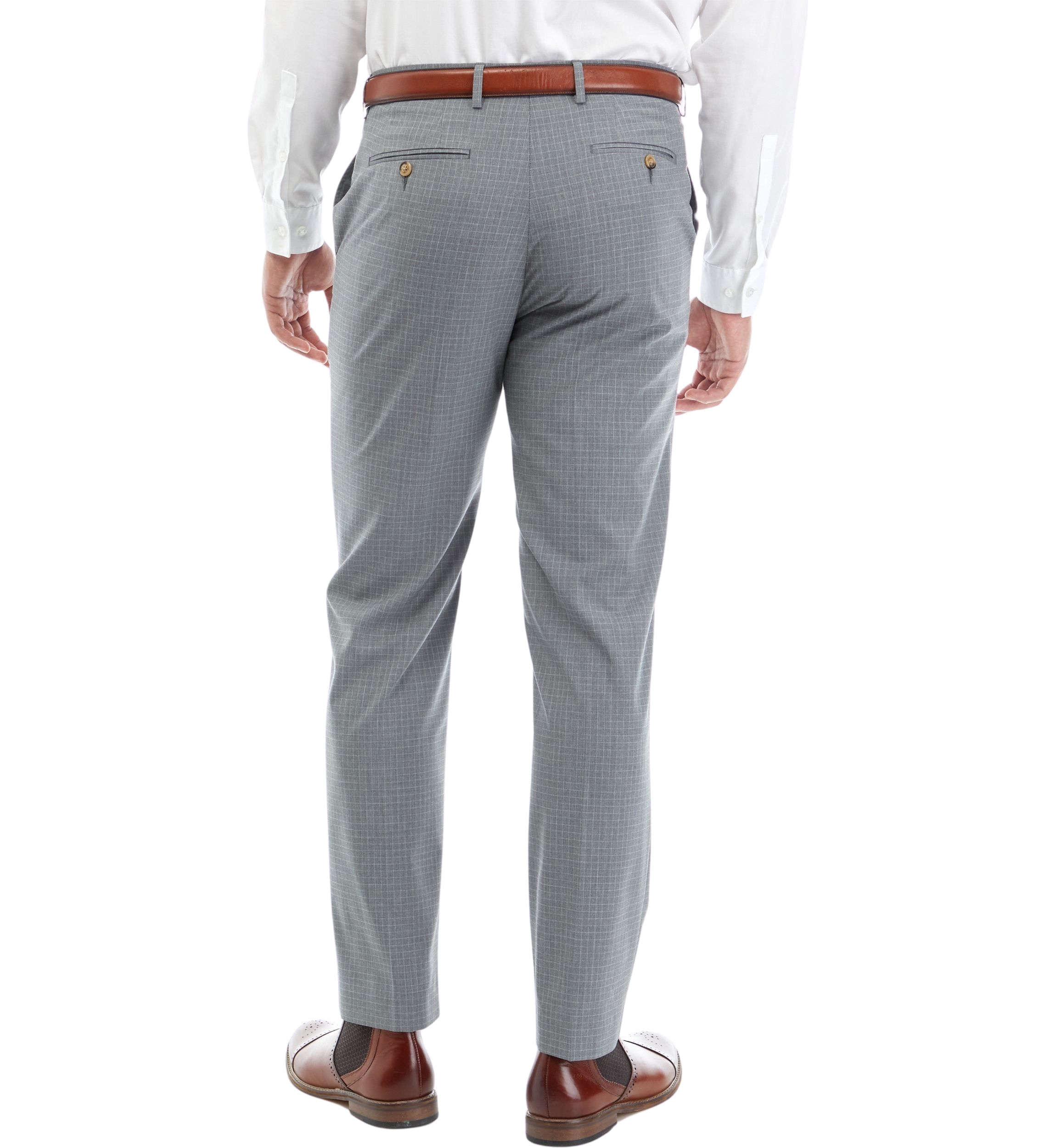 men's chaps classic-fit performance flat-front dress pants Van Heusen Mens Regular Fit Flex Collar Dress Shirt , Size Large – Vanessa  Jane main image 1
