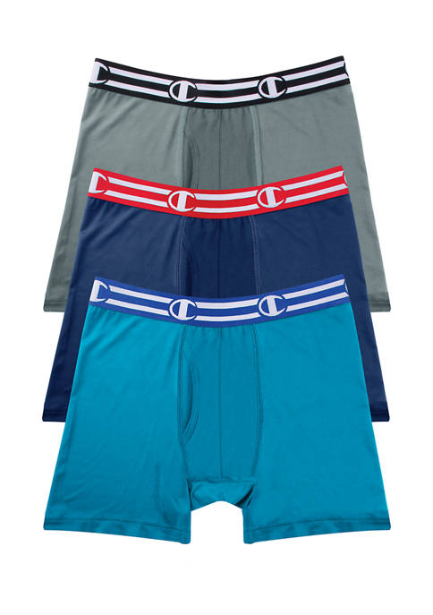 Champion® 3 Pack of Performance Boxer Briefs