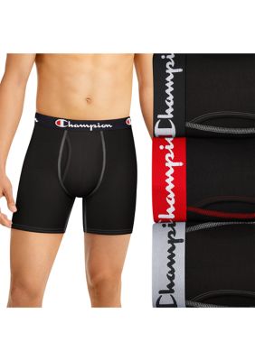 Buy Vince Camuto mens 3 pack microfiber stretch boxer briefs black Online