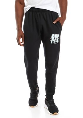 Champion Sweatpants Men Big and Tall Powerblend Workout Lounge Joggers 5X  Black