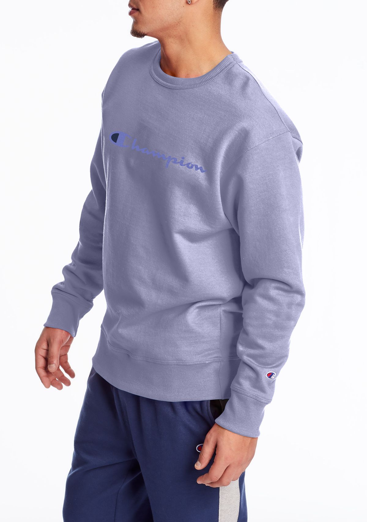 Powerblend Fleece Graphic Crew Neck Pullover 