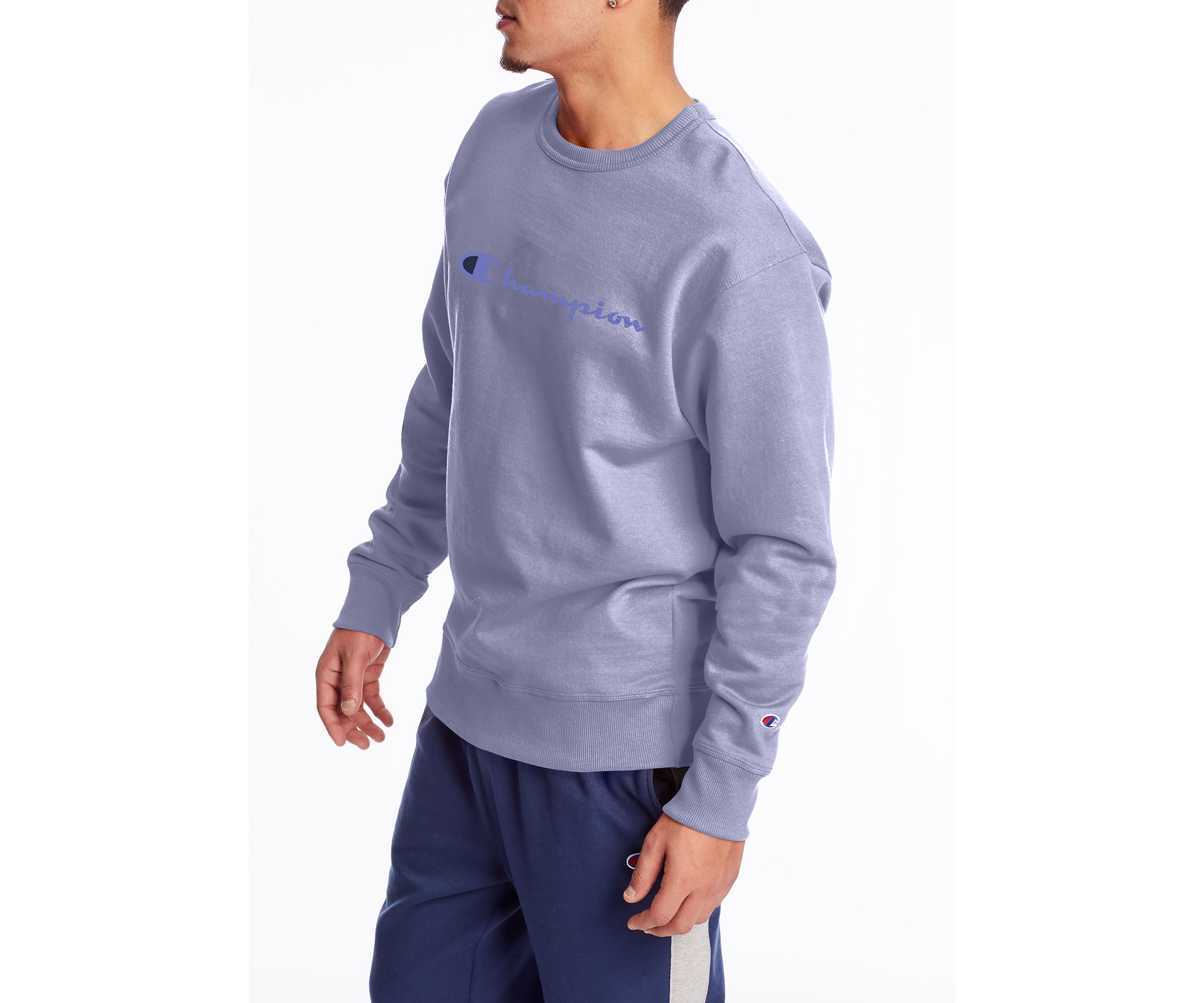 Powerblend Fleece Graphic Crew Neck Pullover 