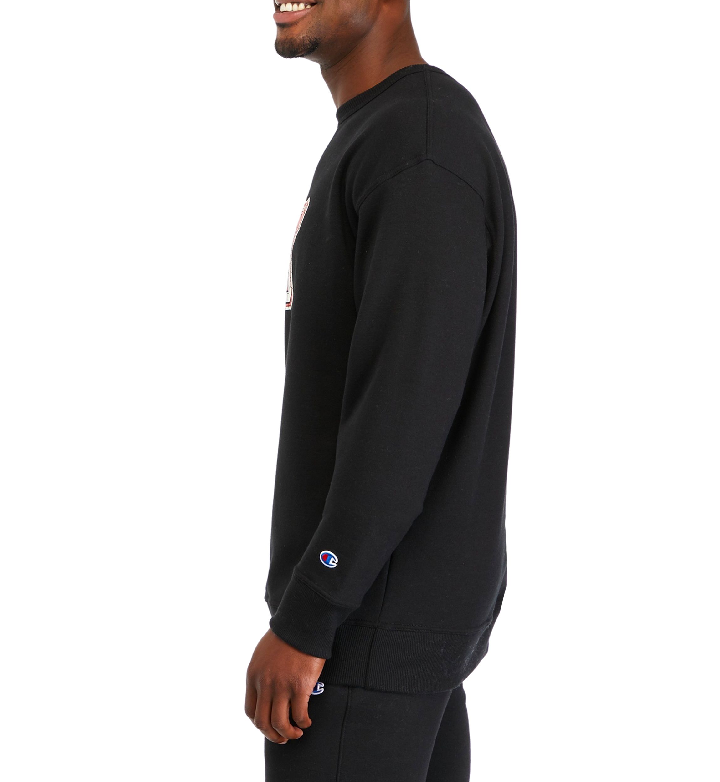 Graphic Varsity Crew Neck Pullover