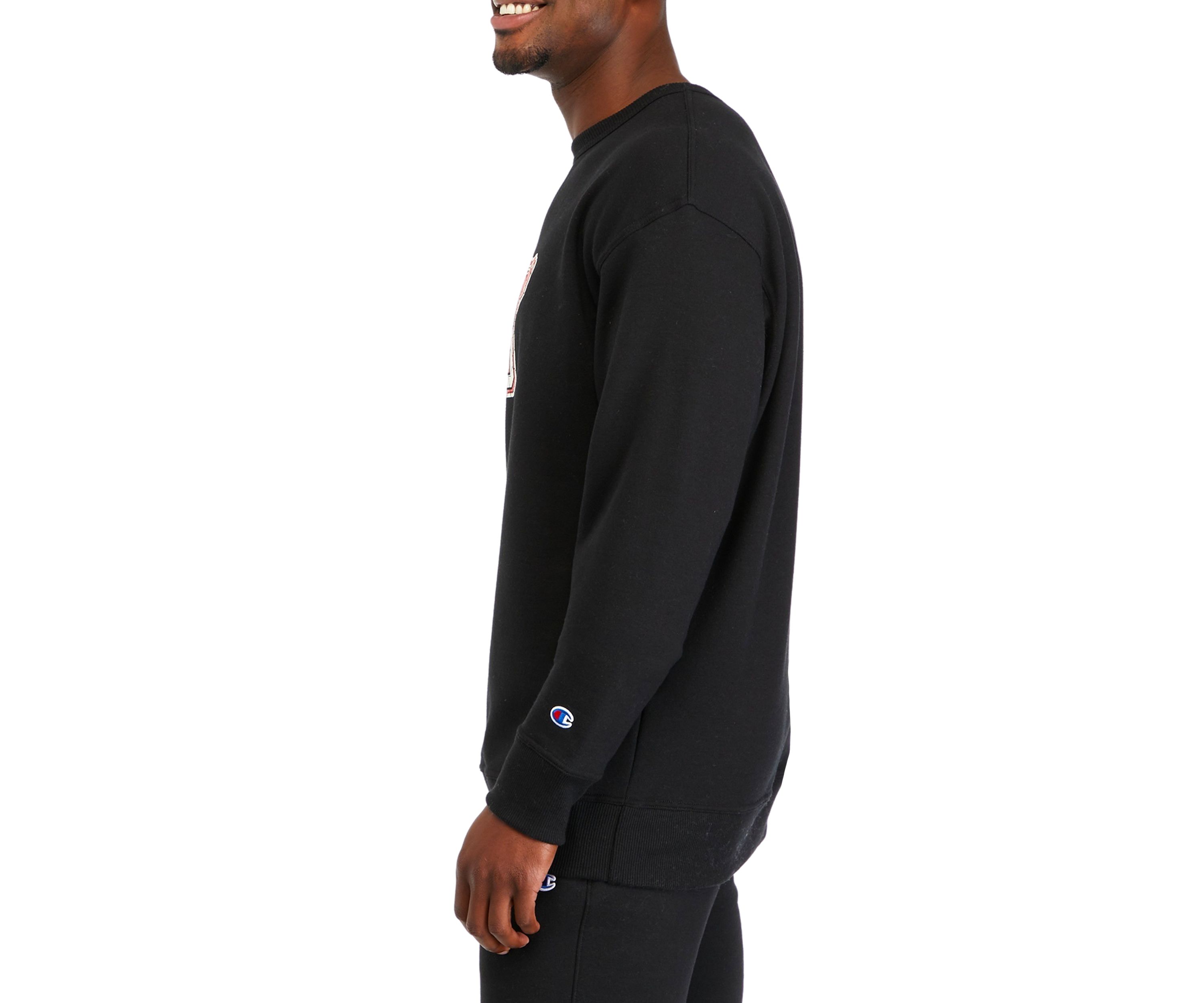 Graphic Varsity Crew Neck Pullover