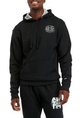 Champion Men's Powerblend Full Zip Hoodie, Black, Small : :  Clothing, Shoes & Accessories