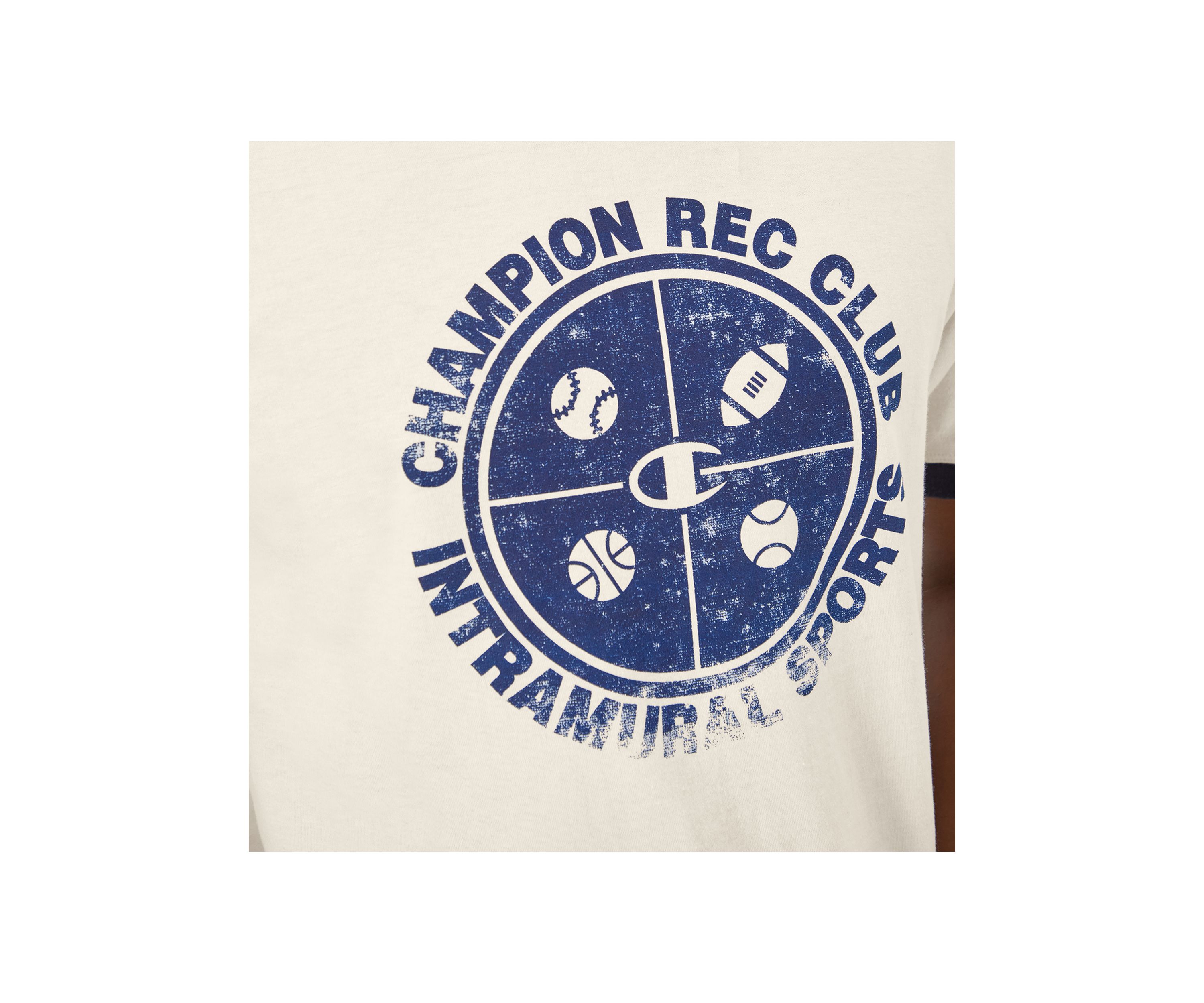 Classic Ringer Graphic T-Shirt, Rec Club Intramural