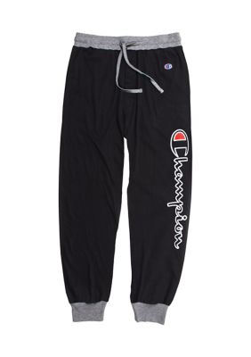 champion script logo joggers