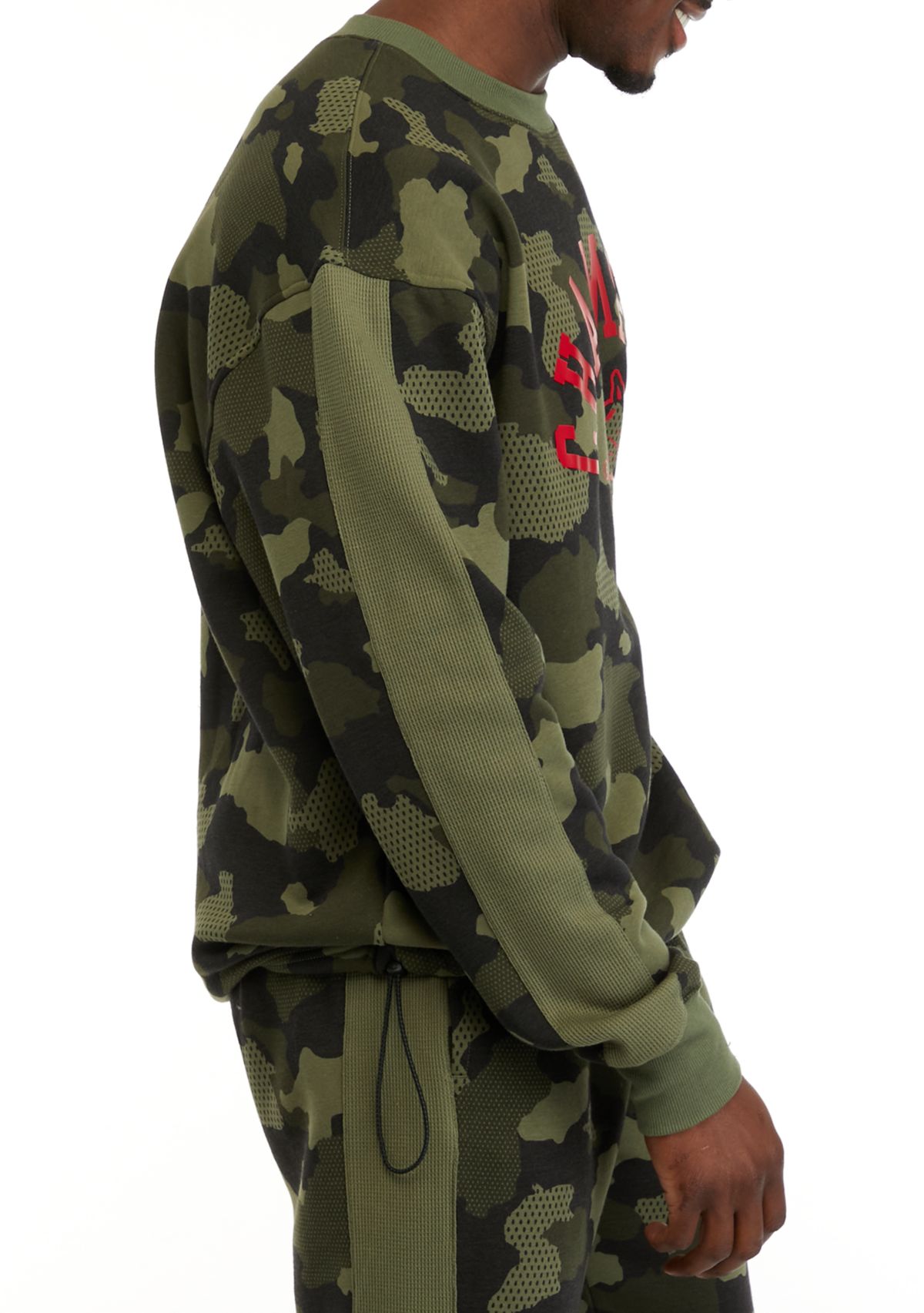 Camouflage Logo Graphic Pullover