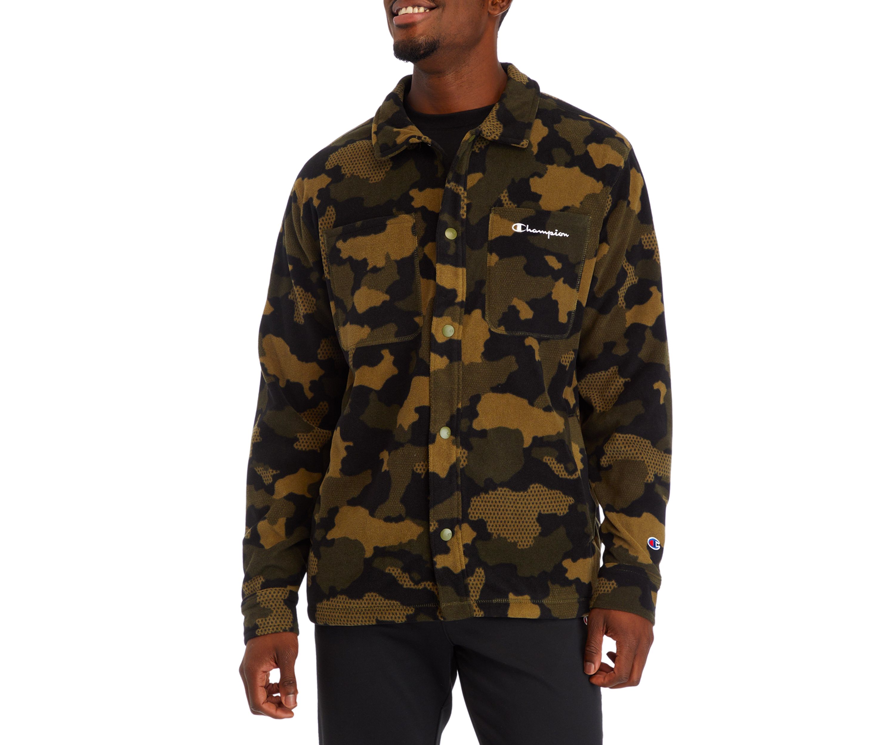 Allover Print Explorer Fleece Shirt Jacket