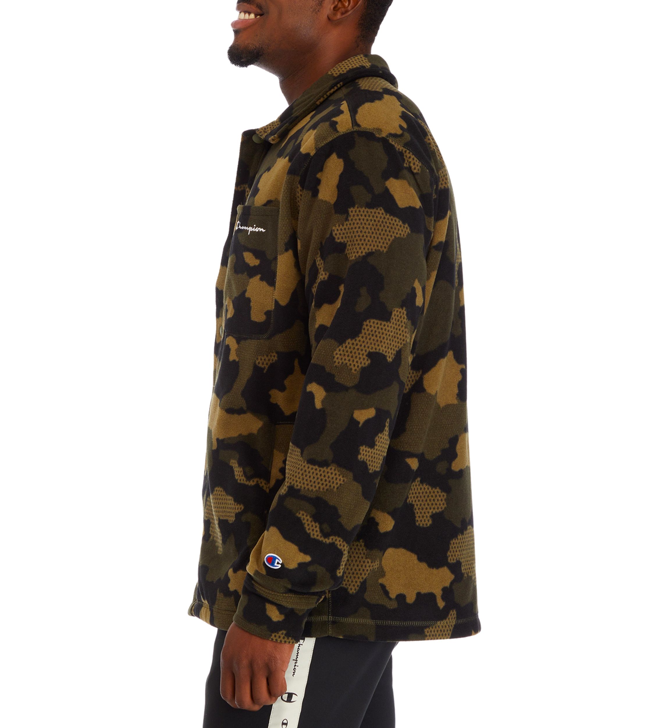 Allover Print Explorer Fleece Shirt Jacket