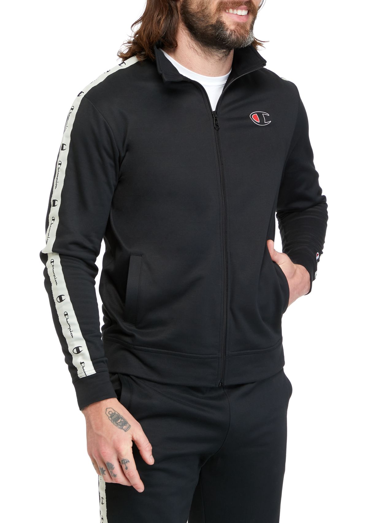 Game Day Track Jacket with Taping
