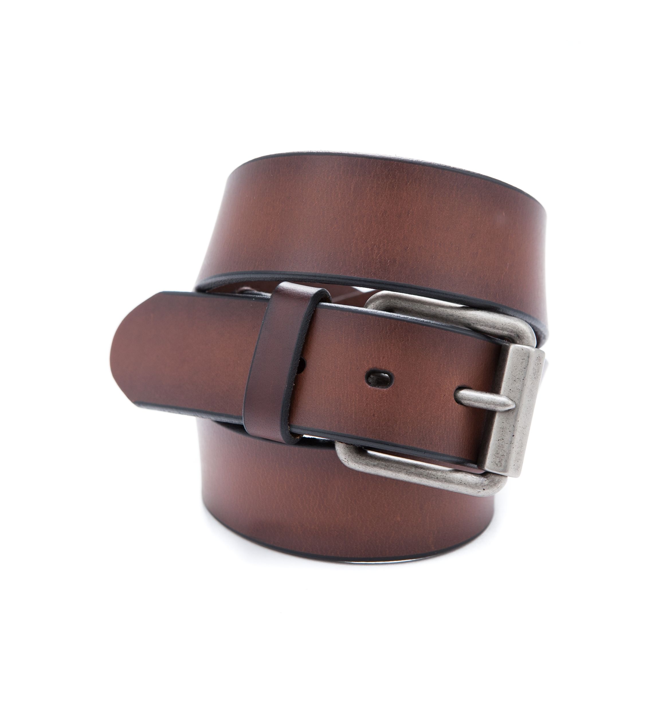 38 mm Bridle Beveled Roller Buckle Belt