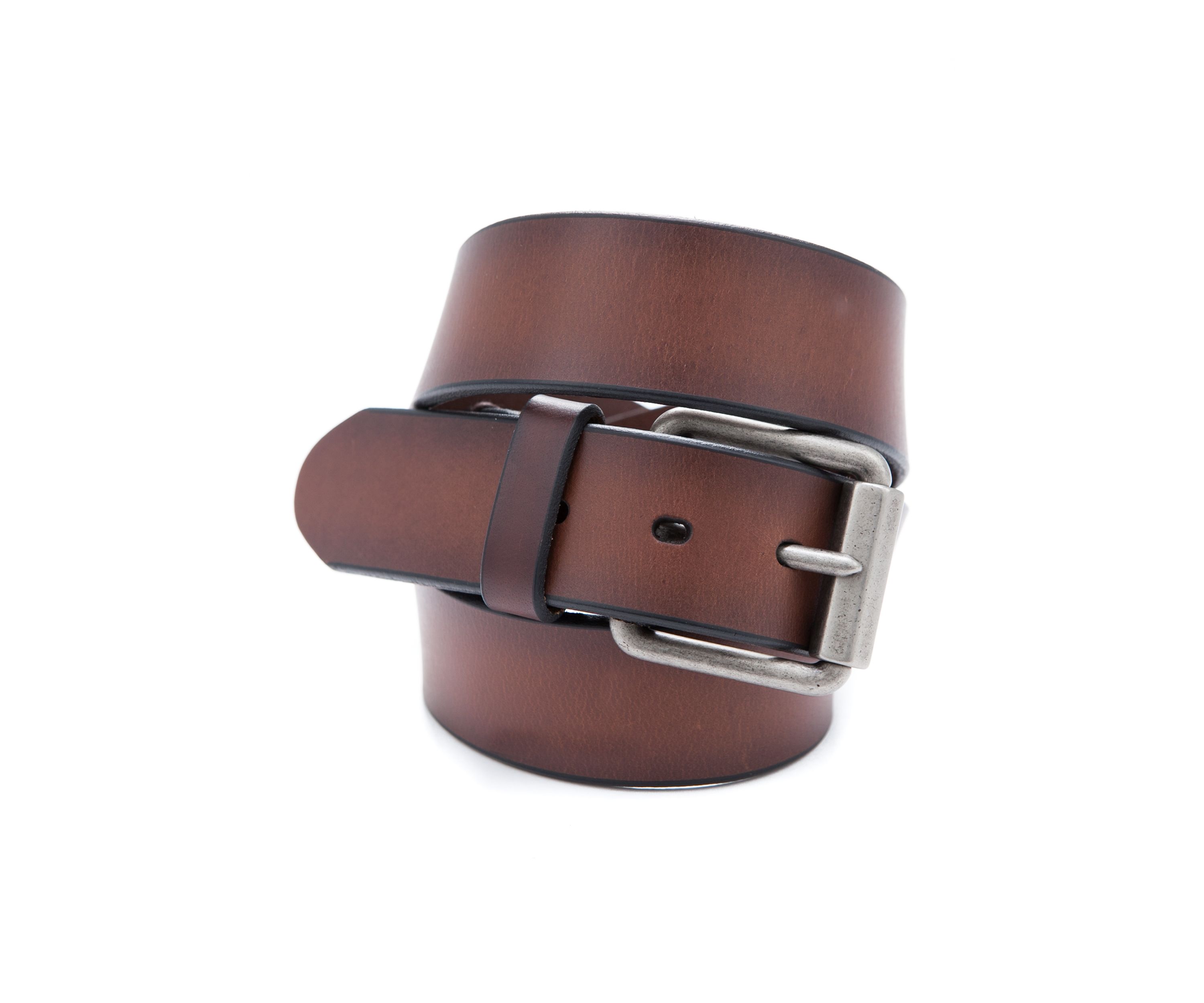 38 mm Bridle Beveled Roller Buckle Belt