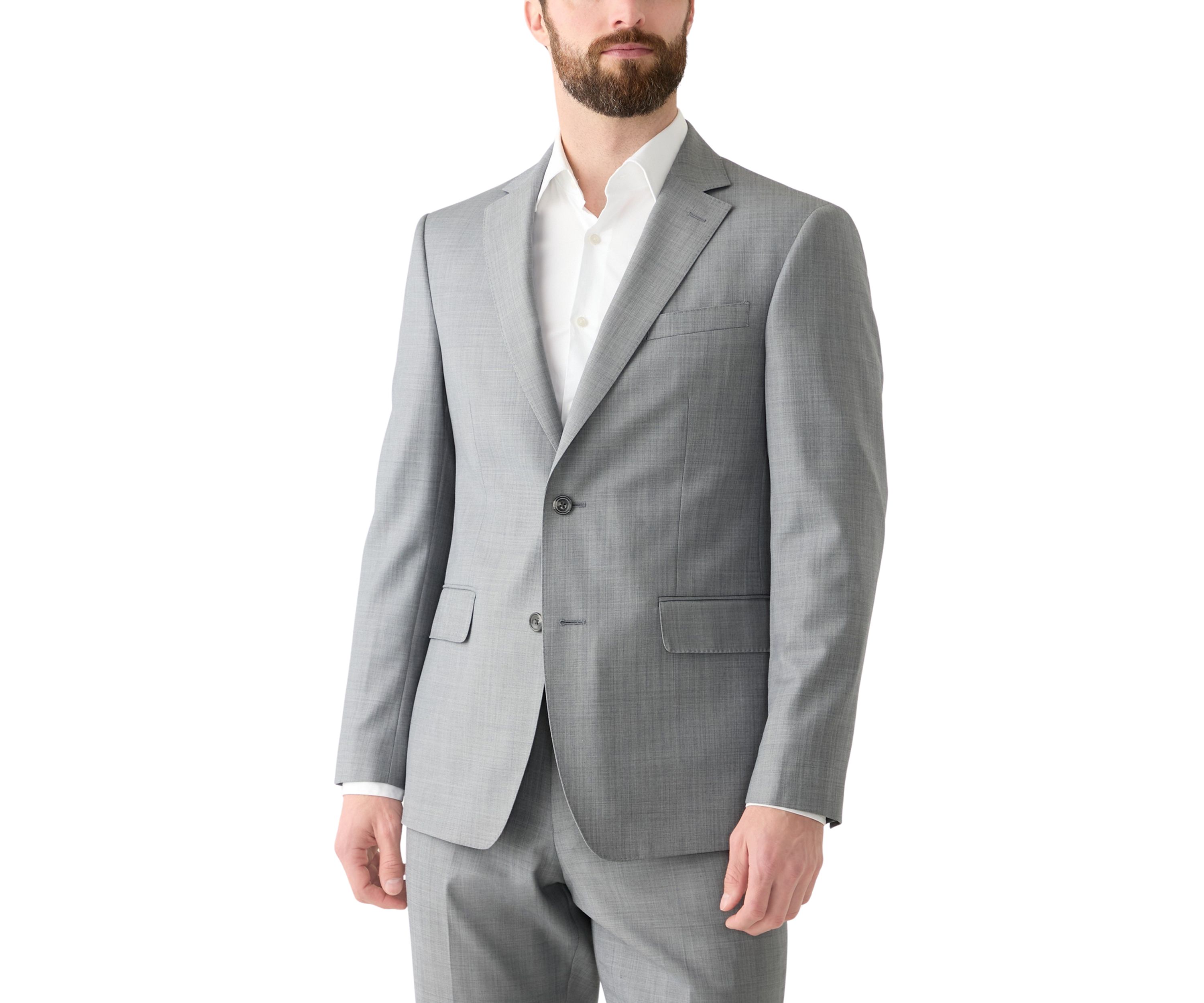 Single Breasted 2-Button Front 2 Suit Jacket