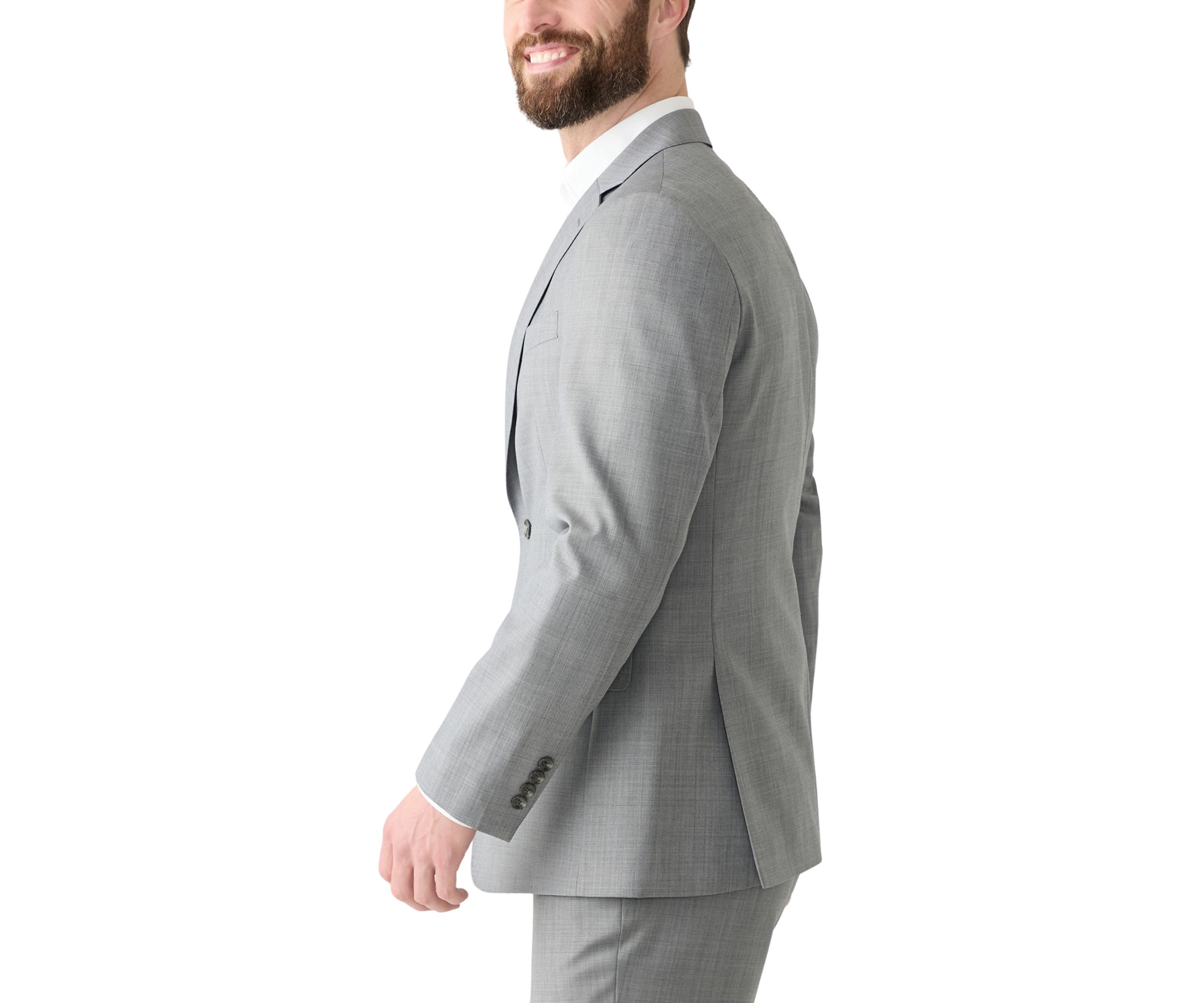 Single Breasted 2-Button Front 2 Suit Jacket