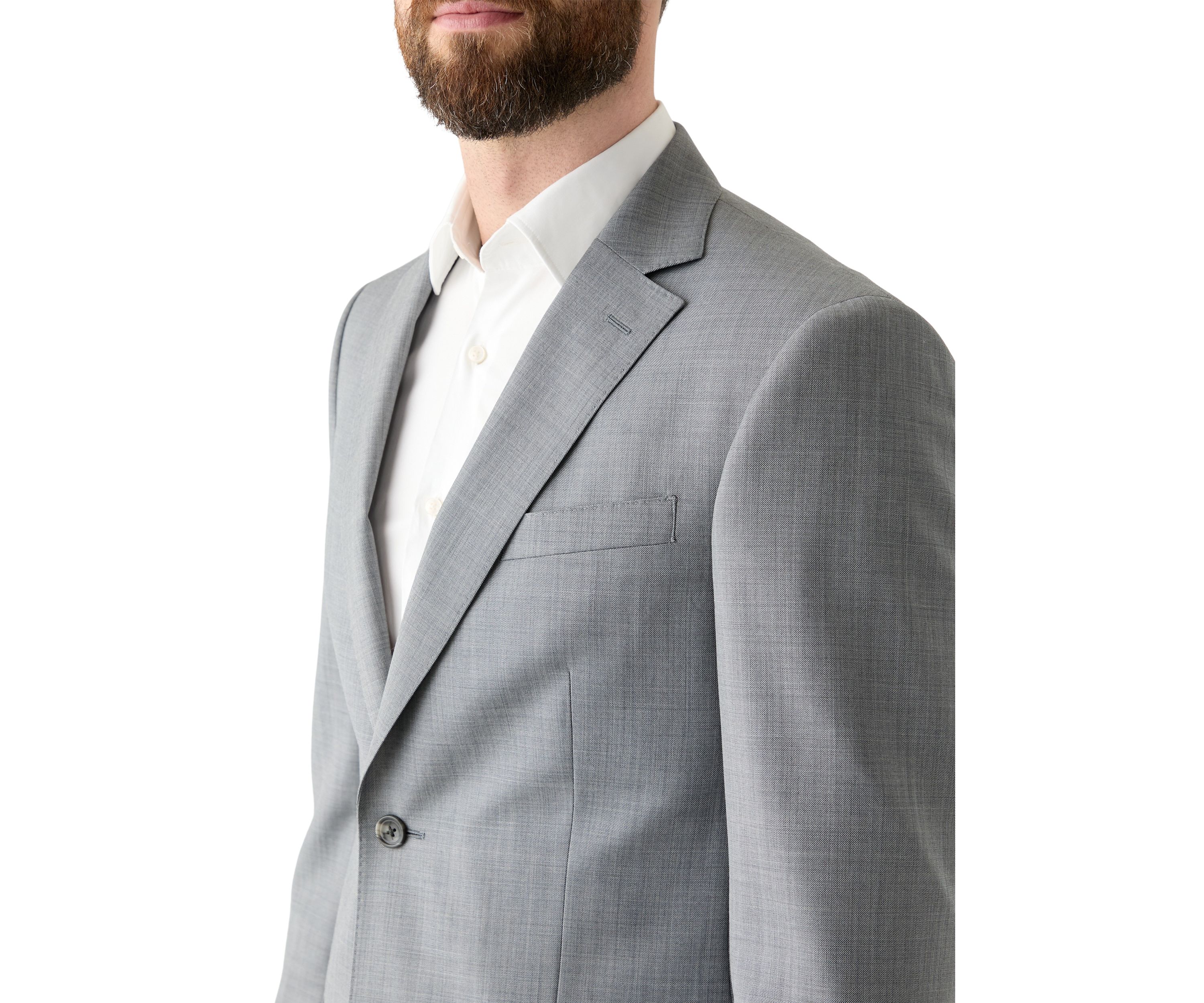 Single Breasted 2-Button Front 2 Suit Jacket