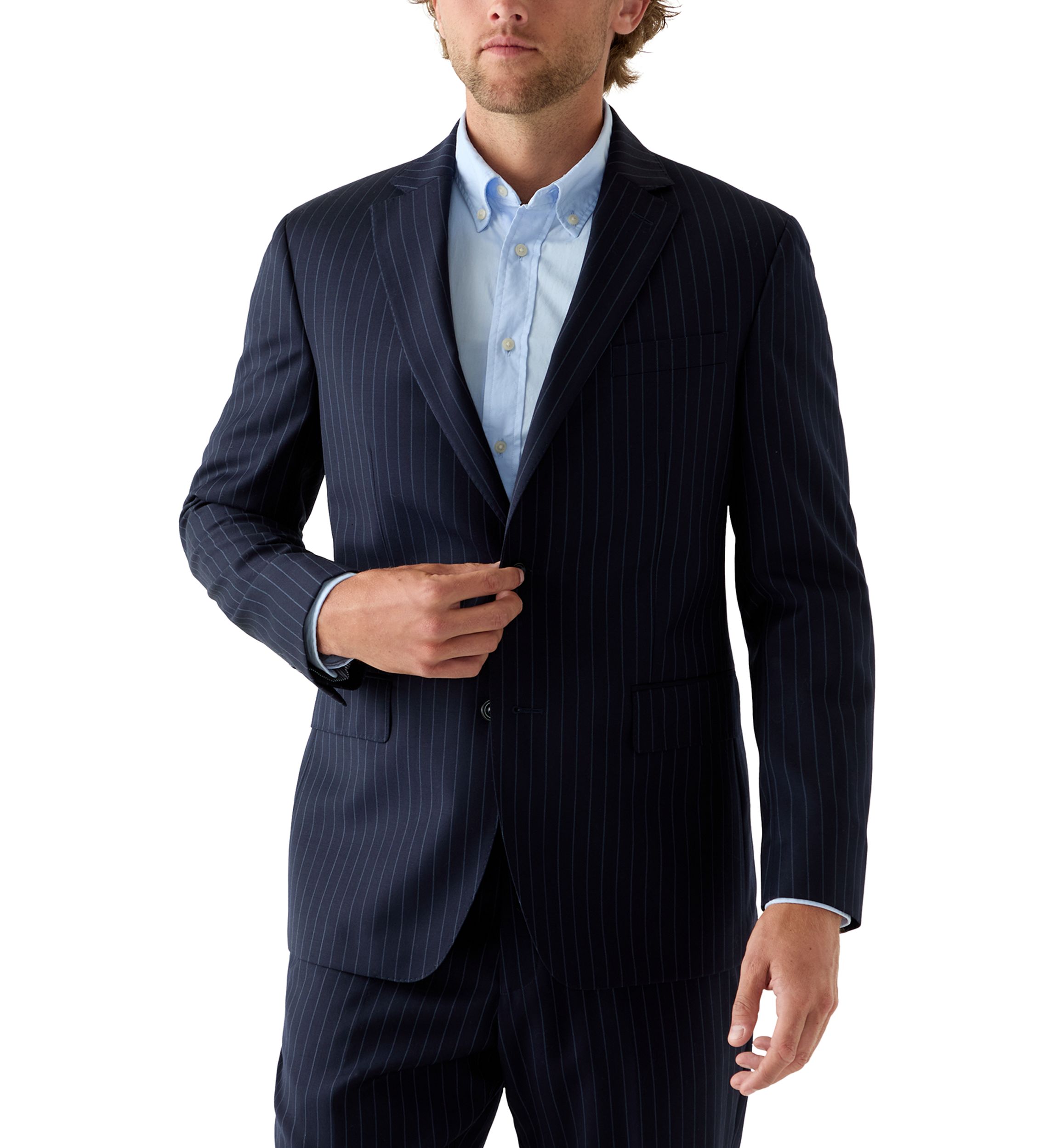 Navy Stripe Suit Separate Jacket