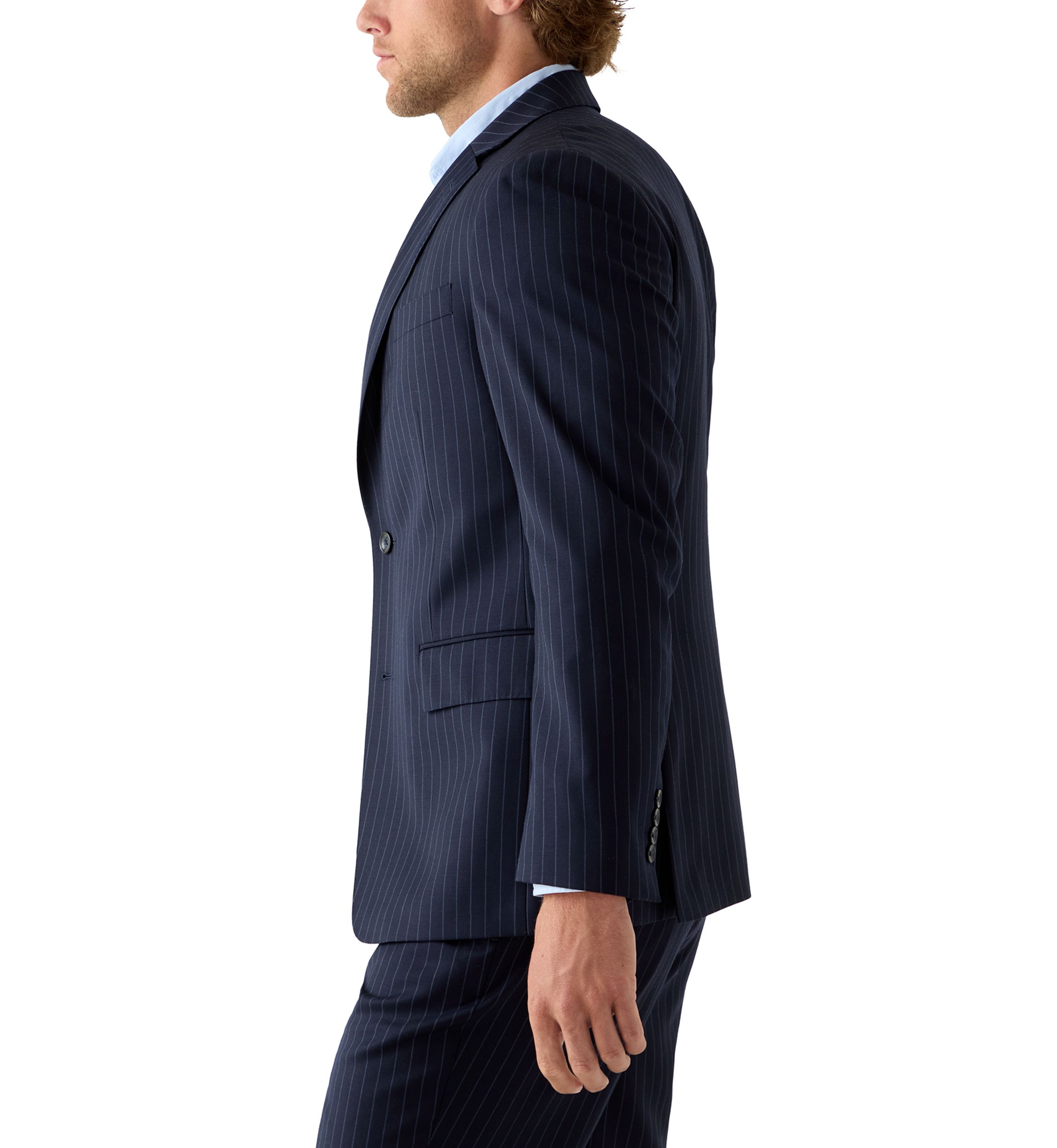 Navy Stripe Suit Separate Jacket