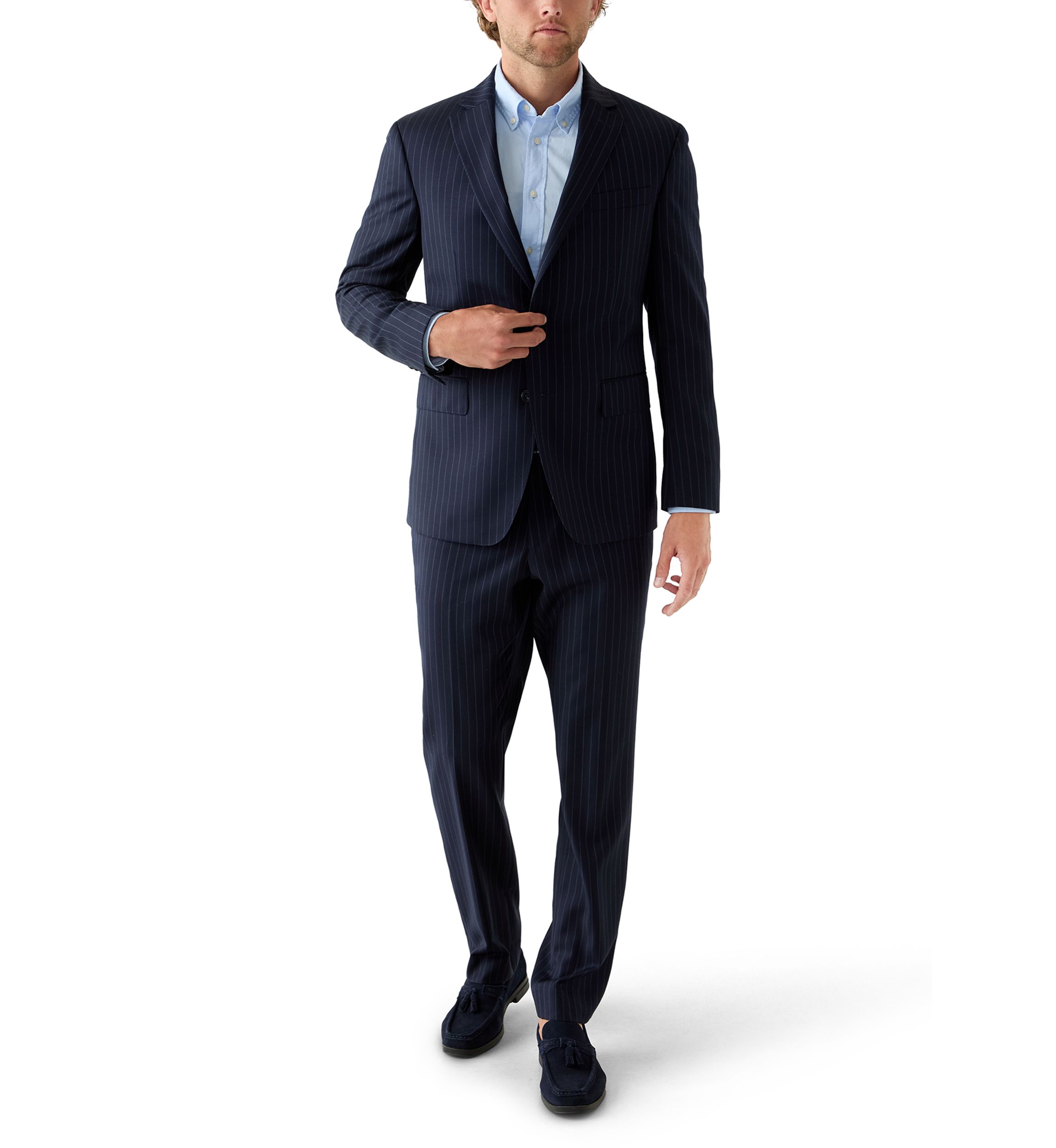 Navy Stripe Suit Separate Jacket