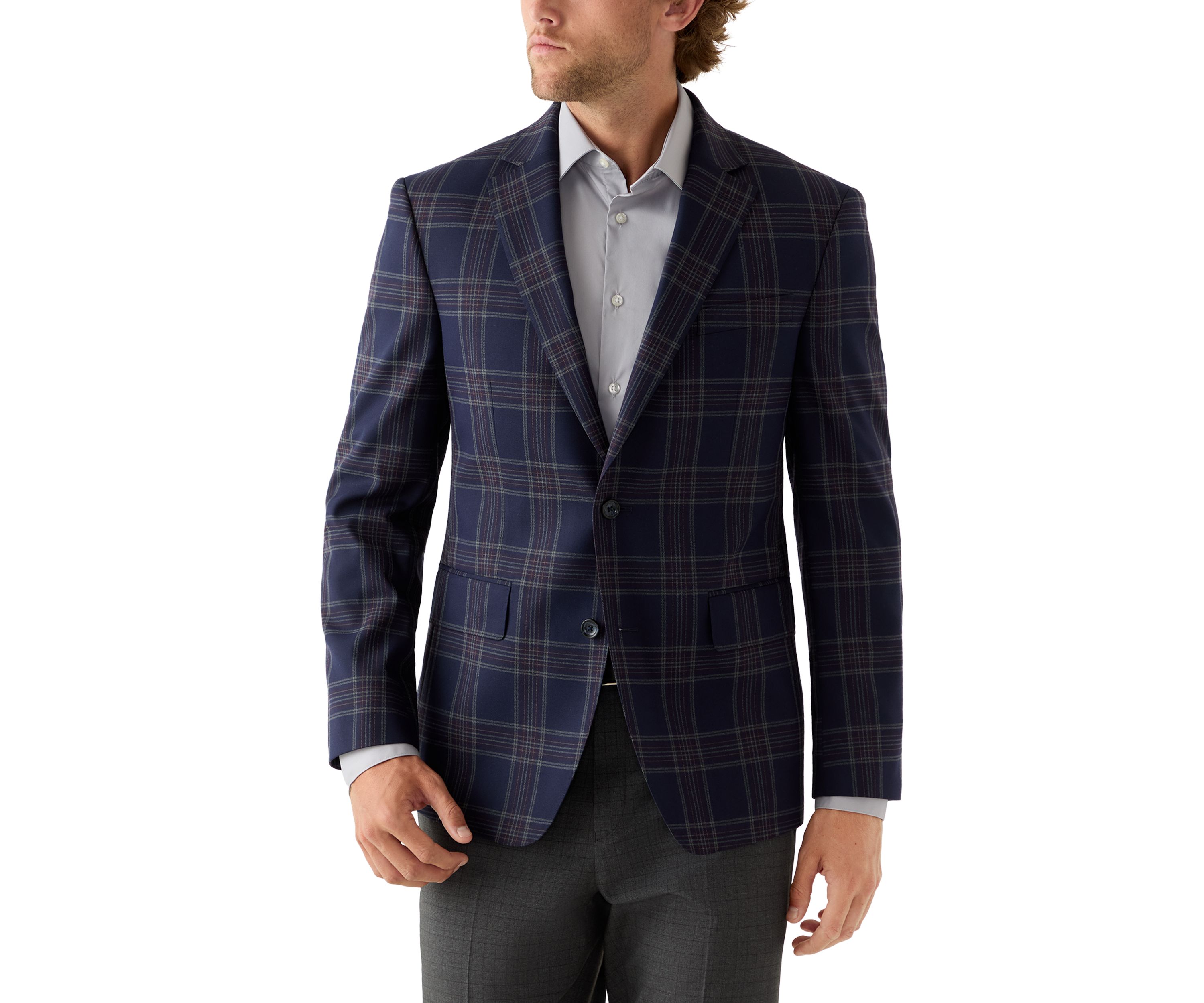 Large Plaid Sport Coat