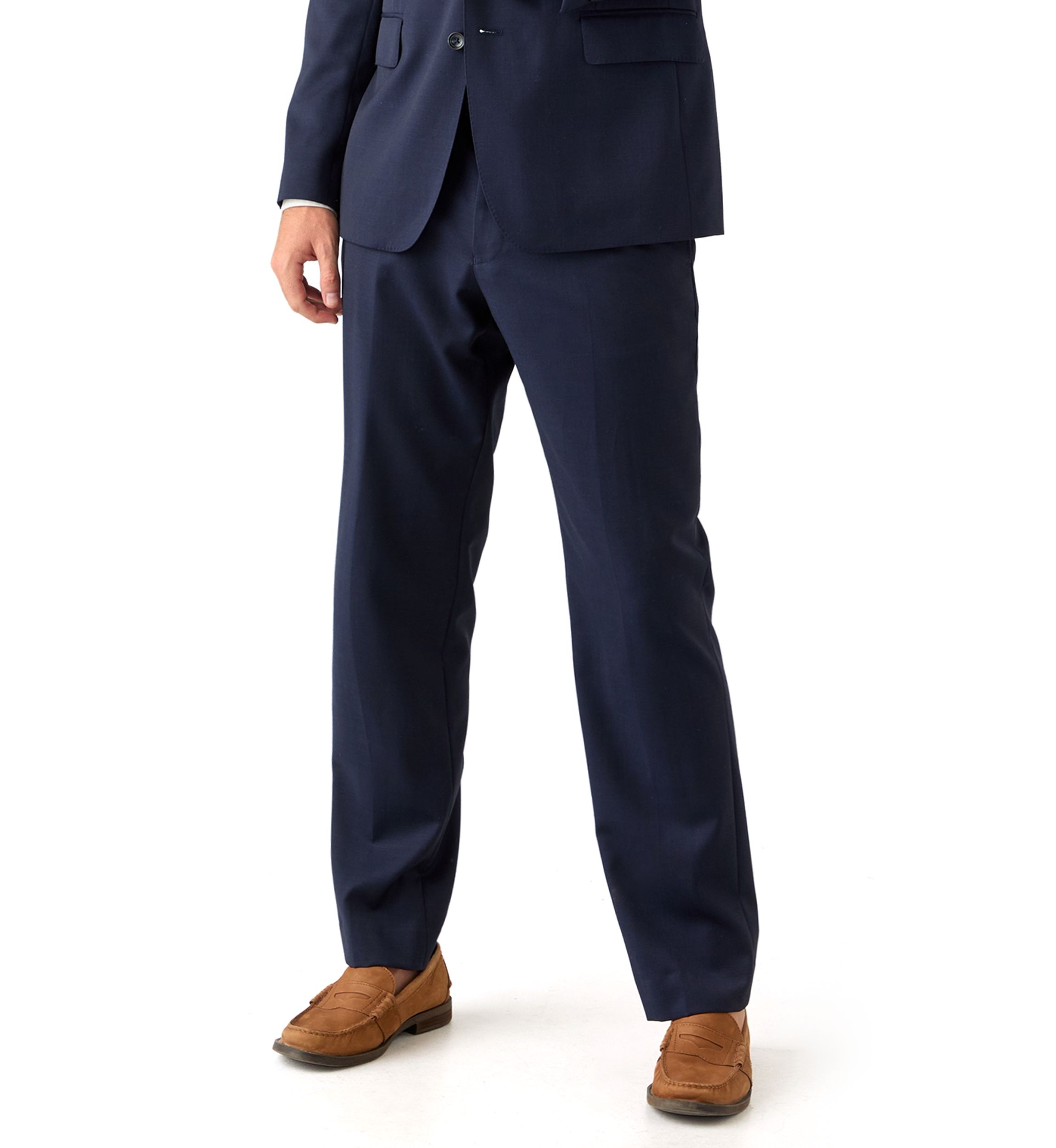 Mens Solid Suit Separate Pants