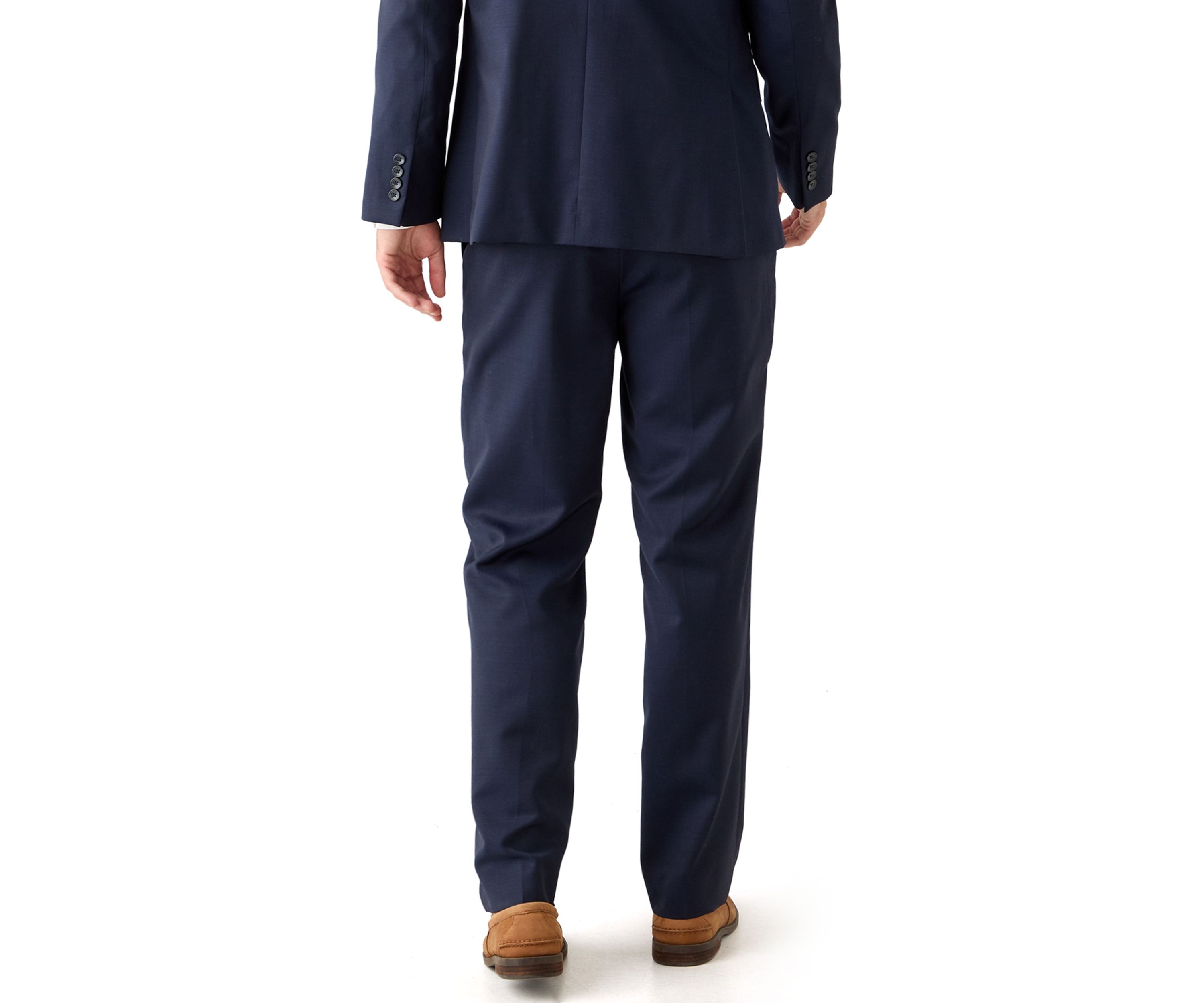 Mens Solid Suit Separate Pants