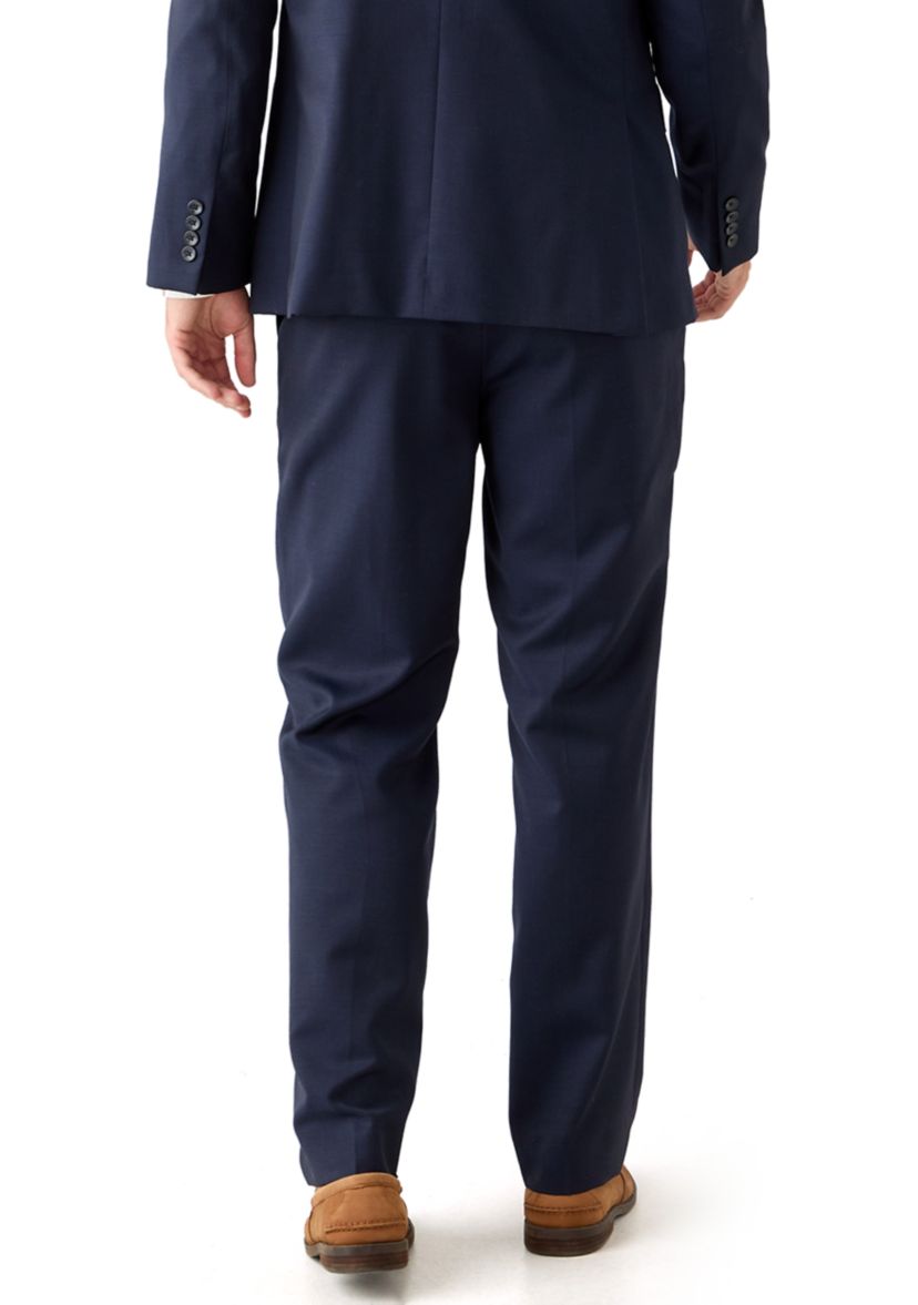 Mens Solid Suit Separate Pants