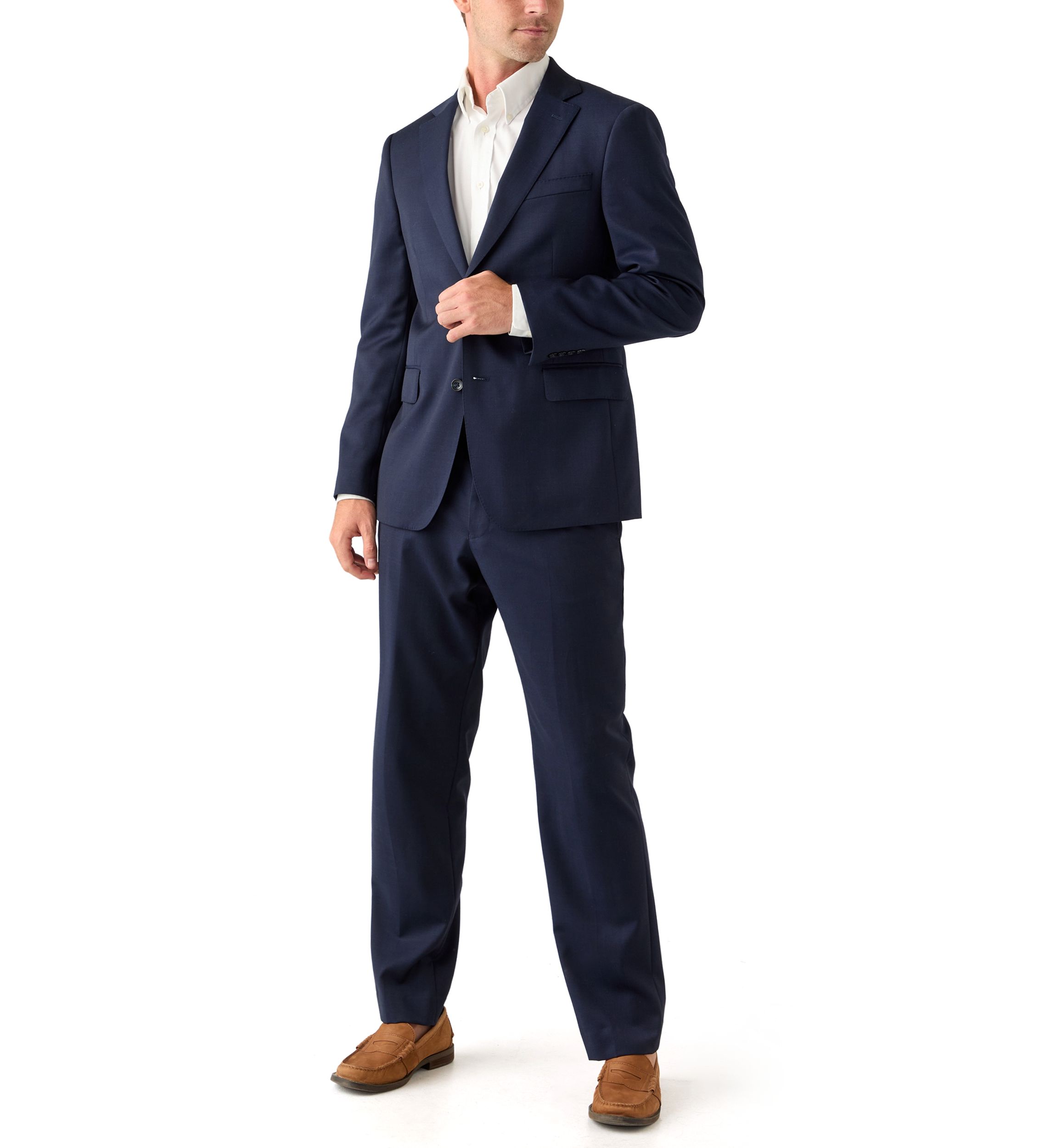 Mens Solid Suit Separate Pants