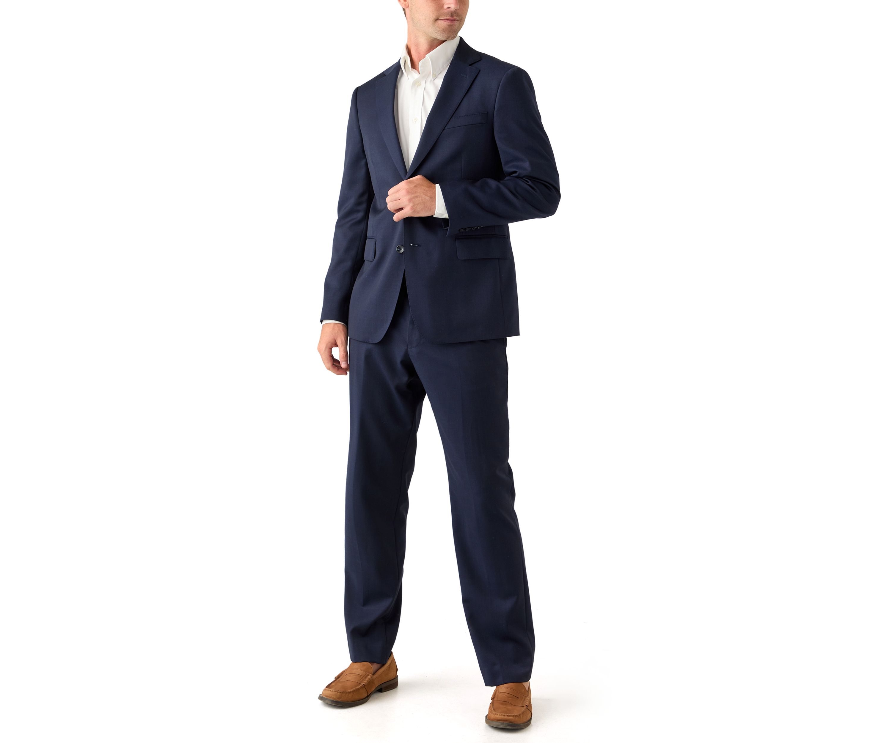 Mens Solid Suit Separate Pants