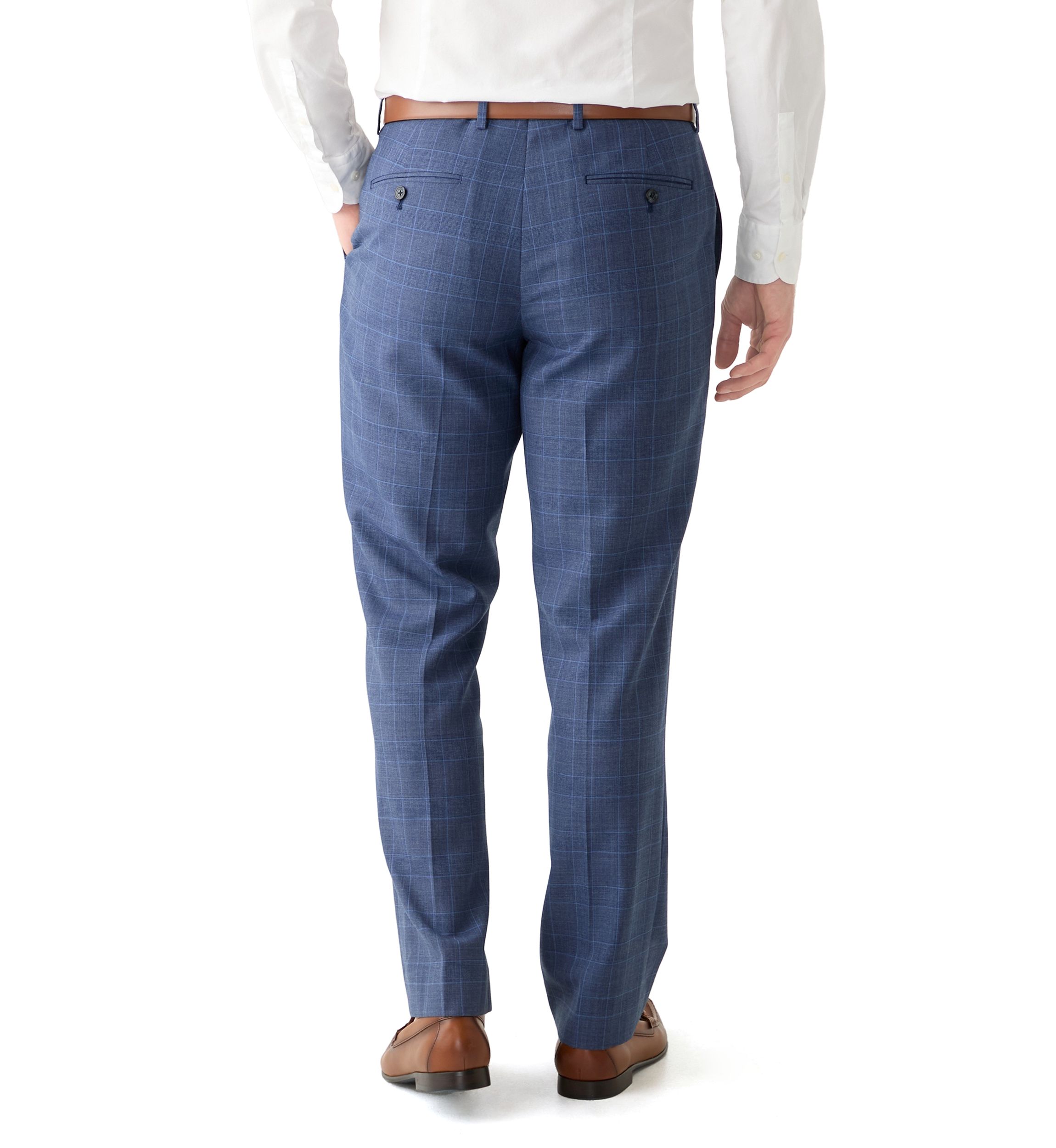 Mens Plaid Suit Pants