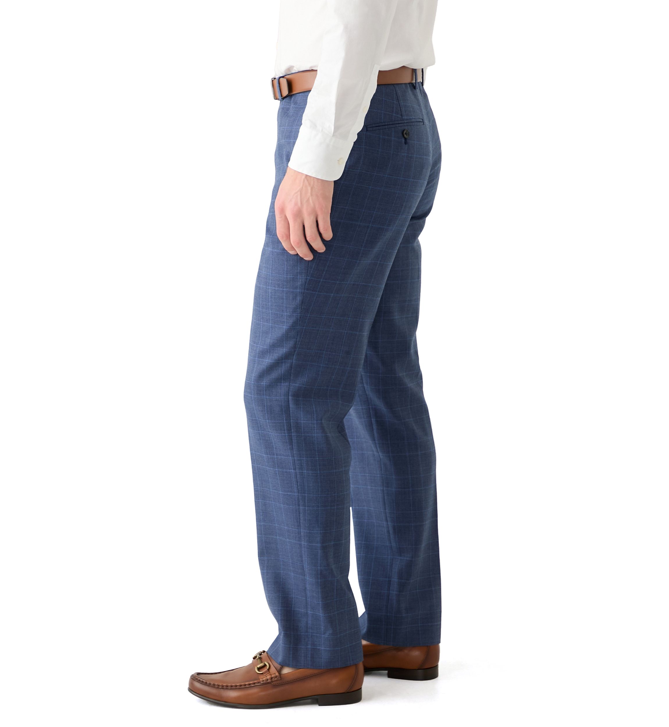 Mens Plaid Suit Pants