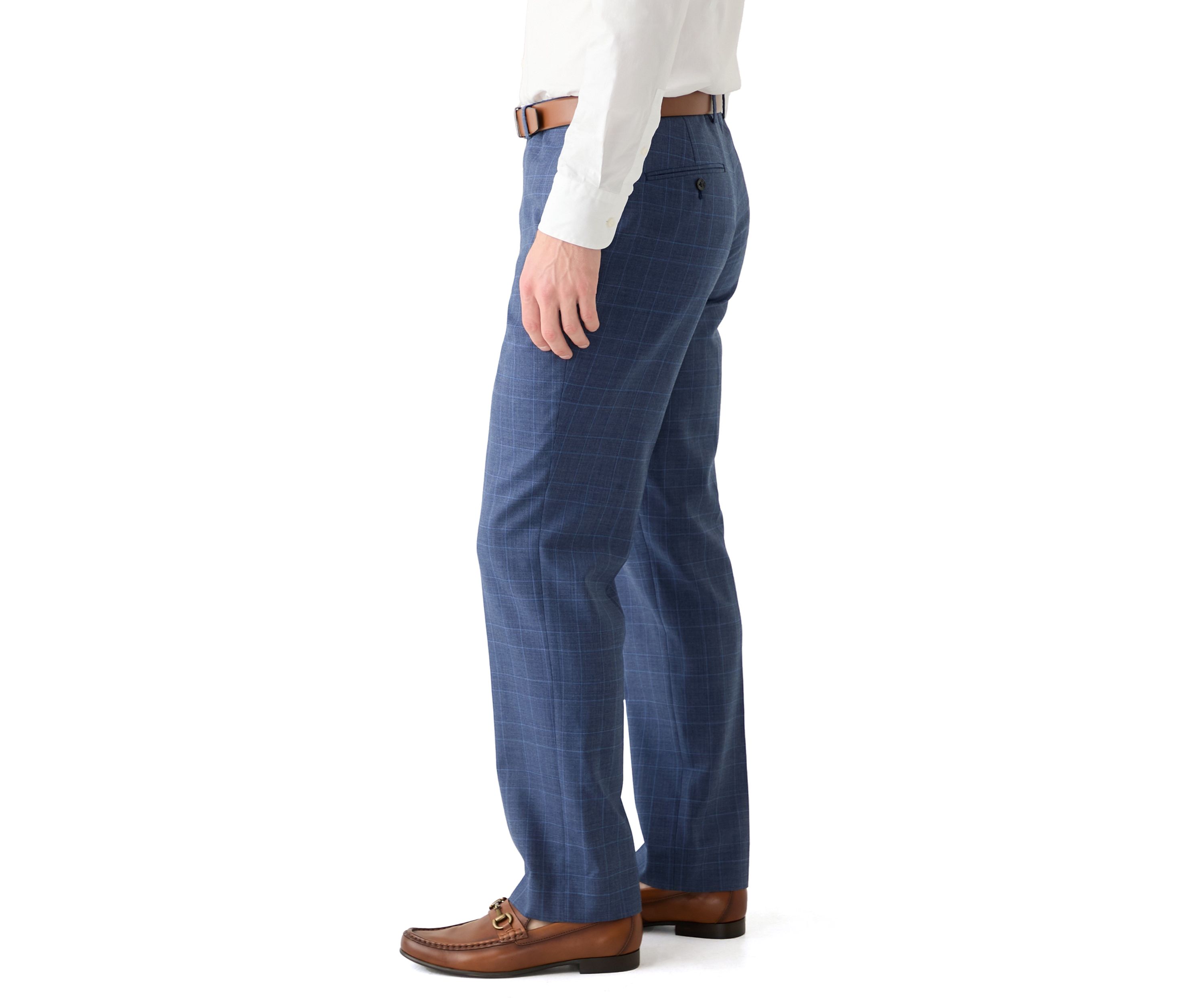 Mens Plaid Suit Pants