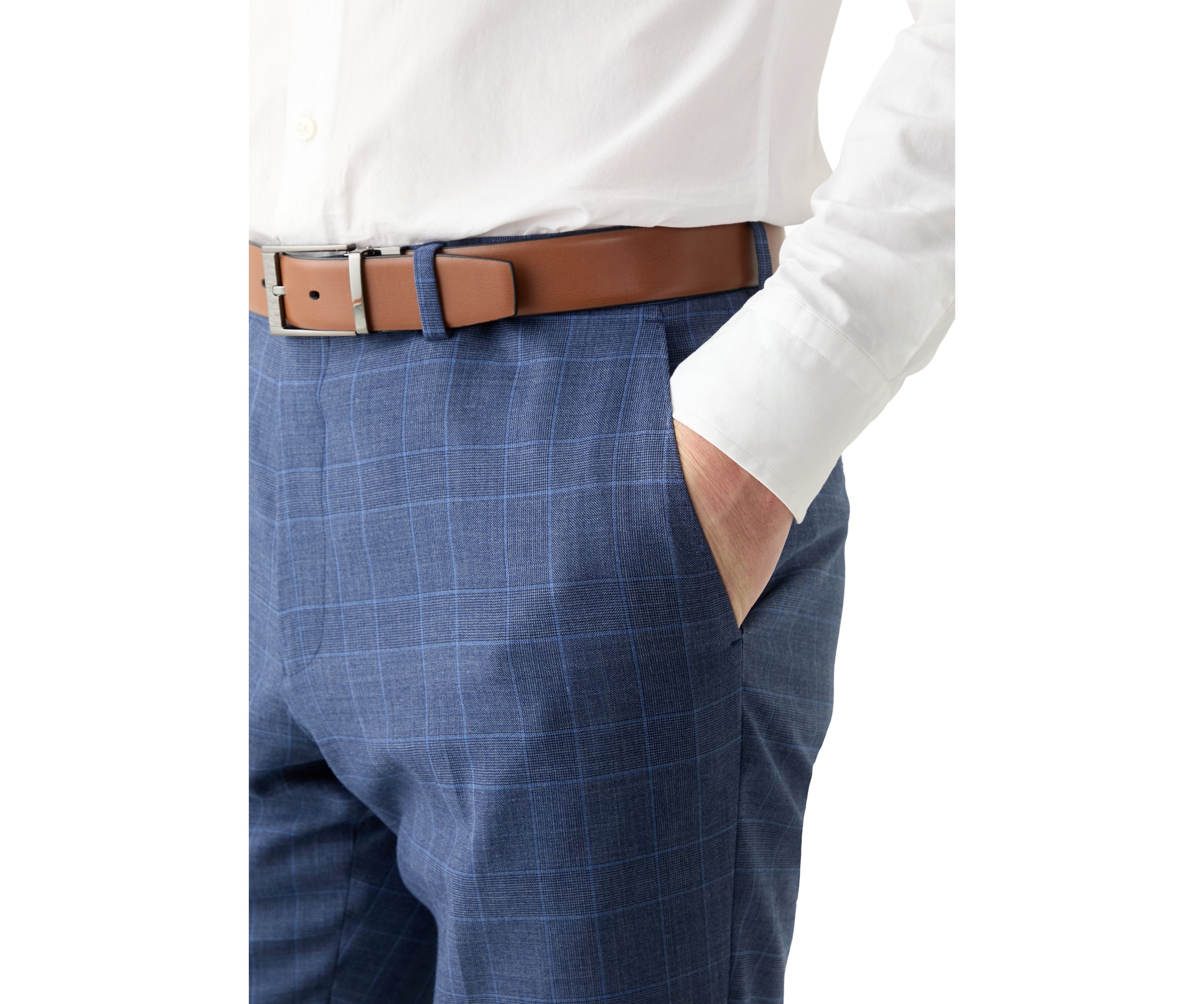 Mens Plaid Suit Pants
