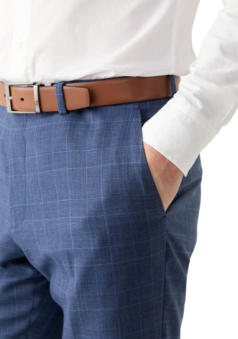 Mens Plaid Suit Pants